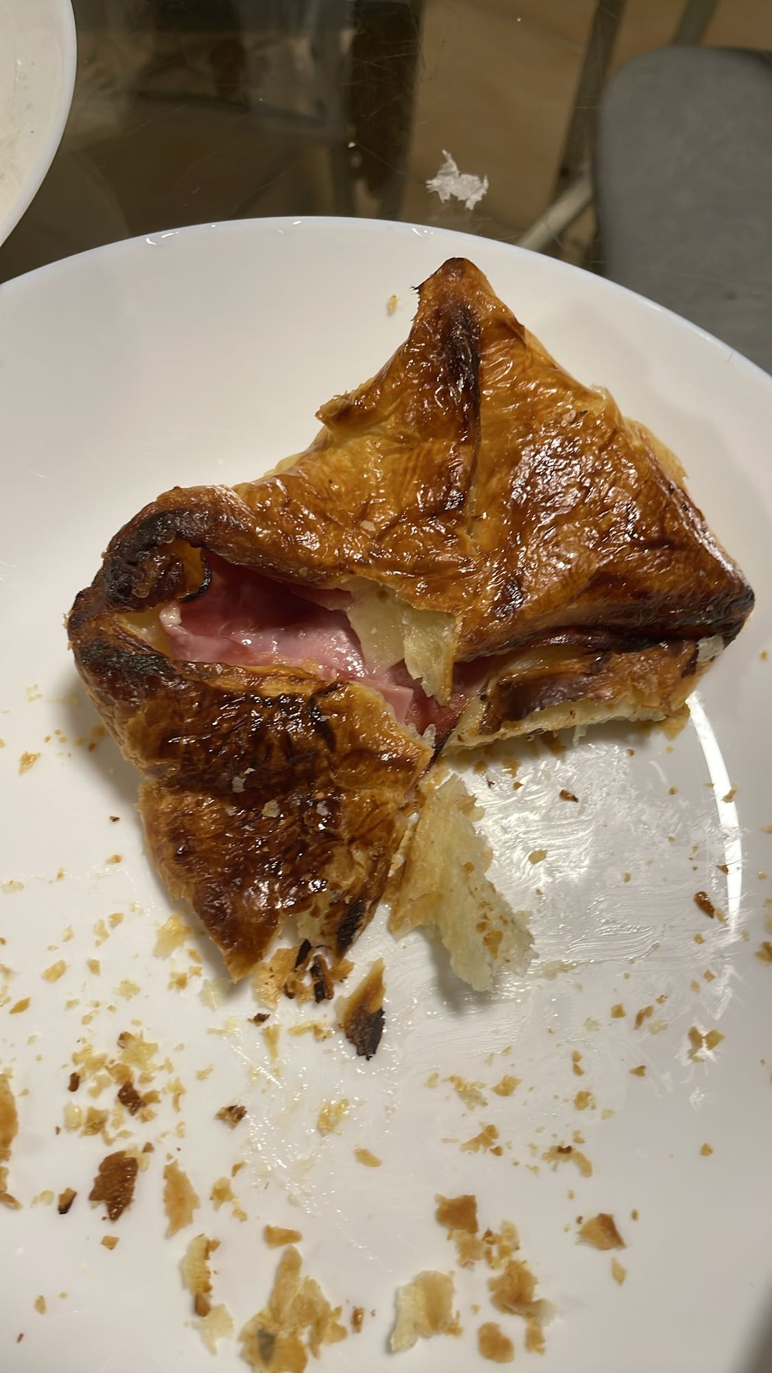 Feuilleté jambon fromage
