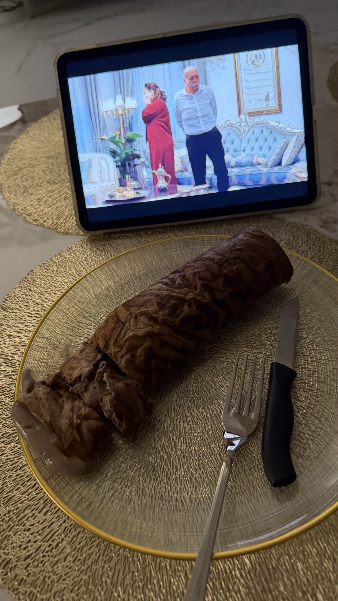 шоколадный рулет