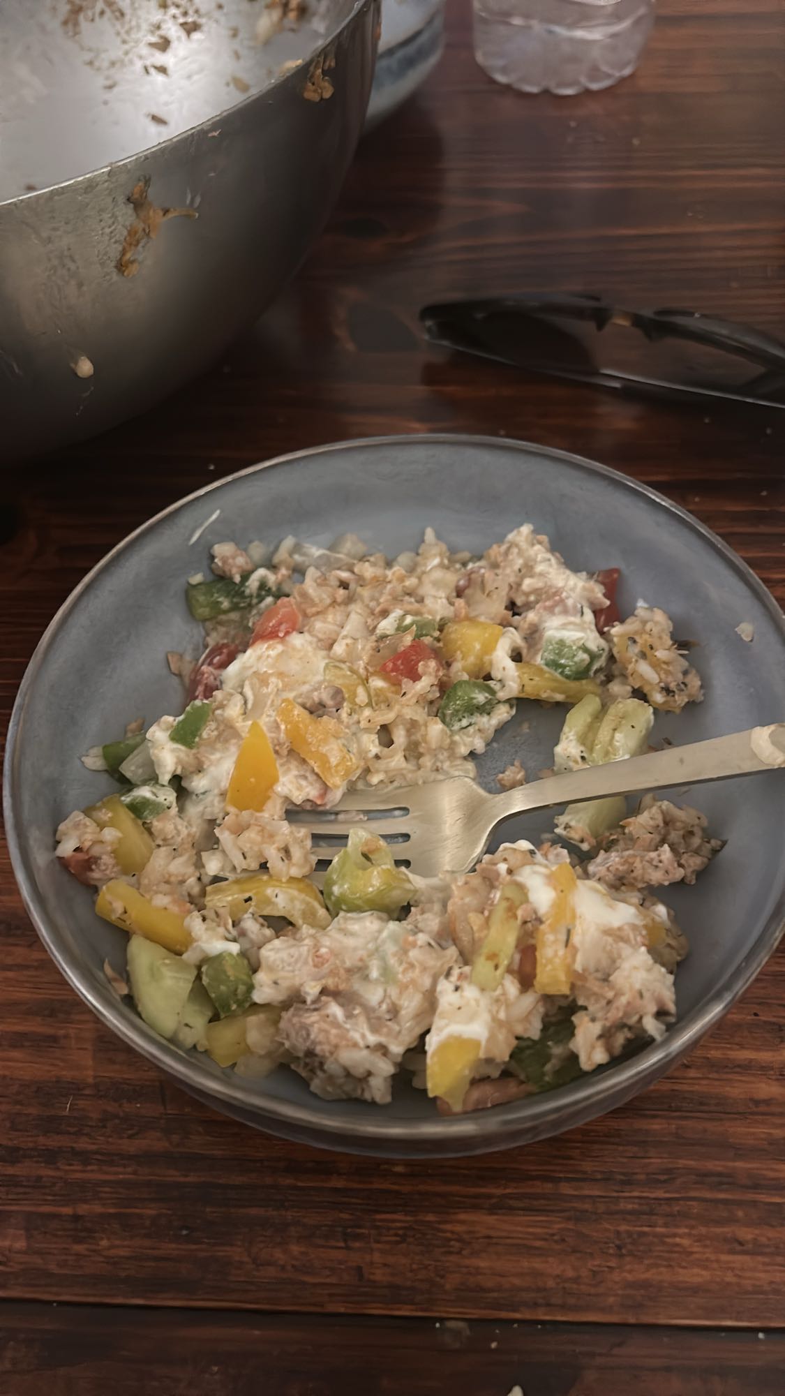 Salade de thon et légumes