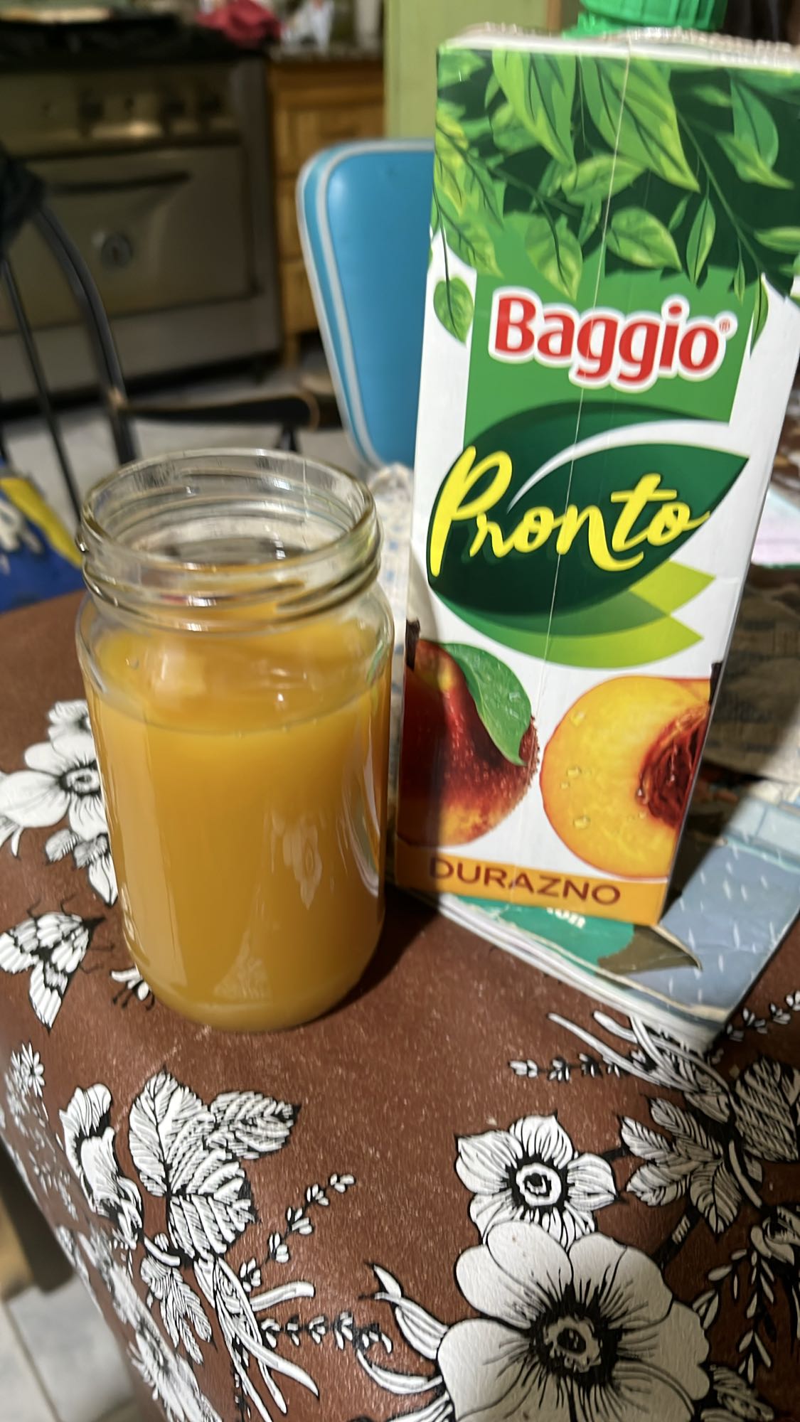 jugo de durazno