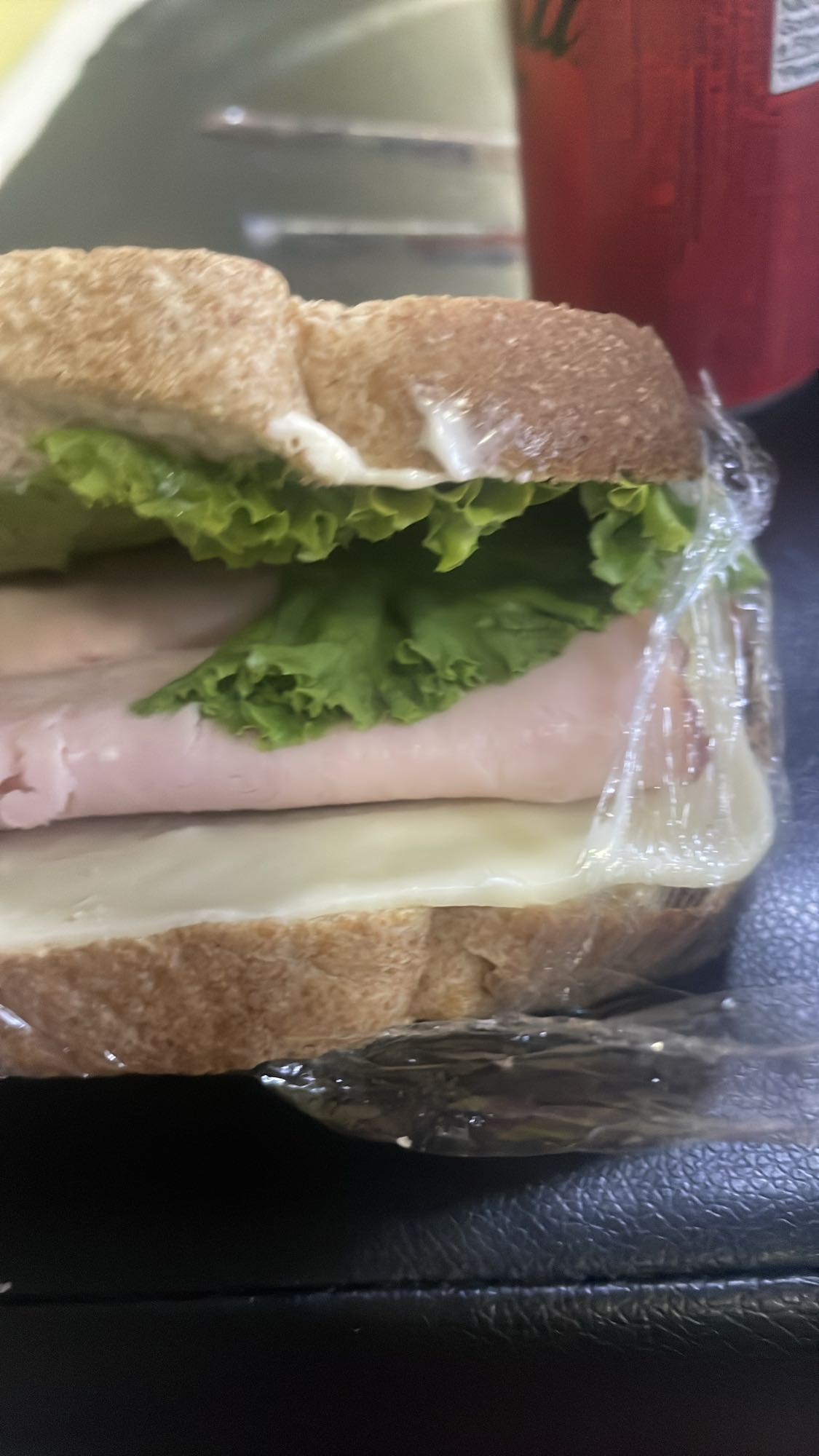 Sanduíche de peito de peru