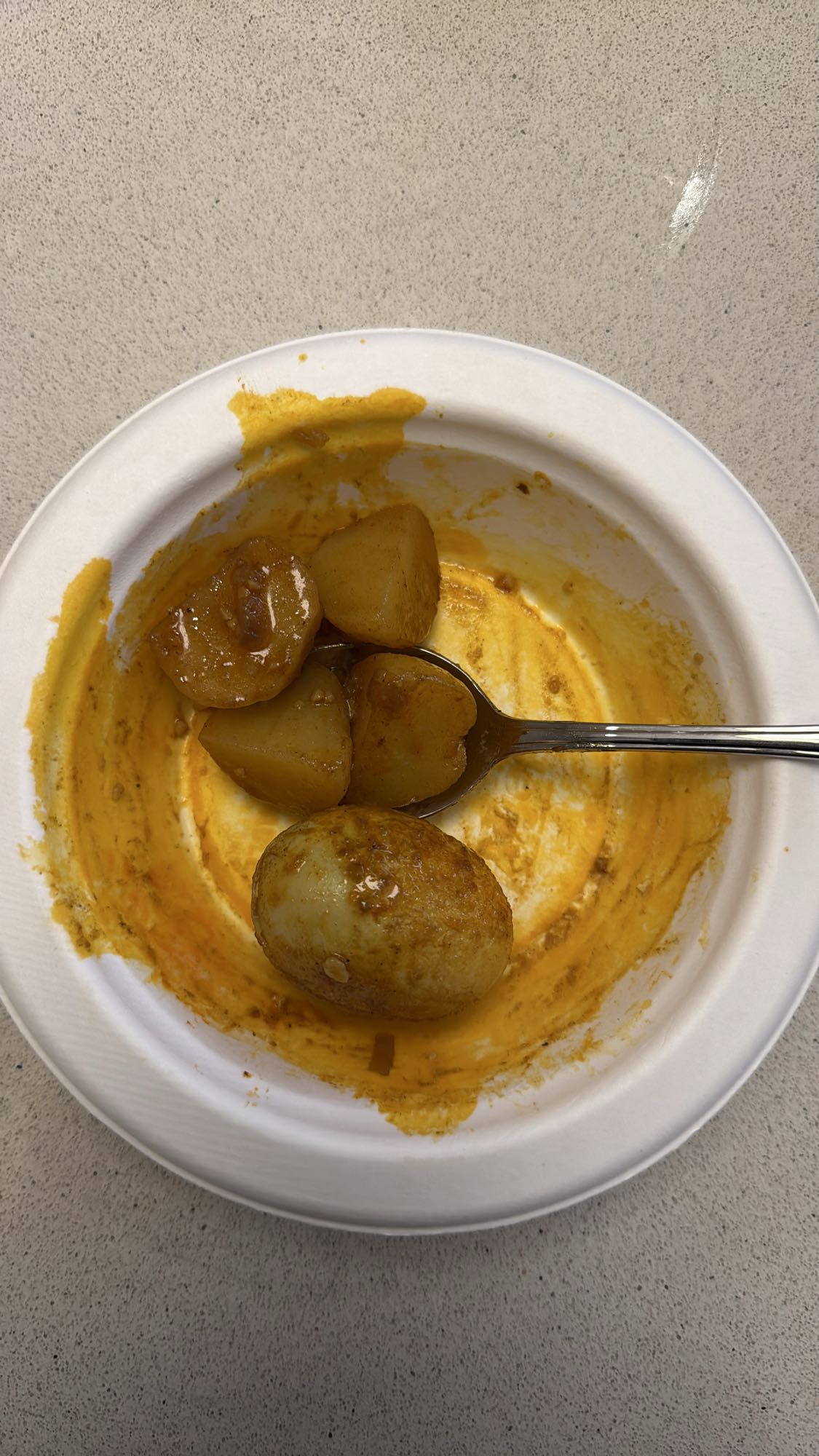 Egg and potato curry