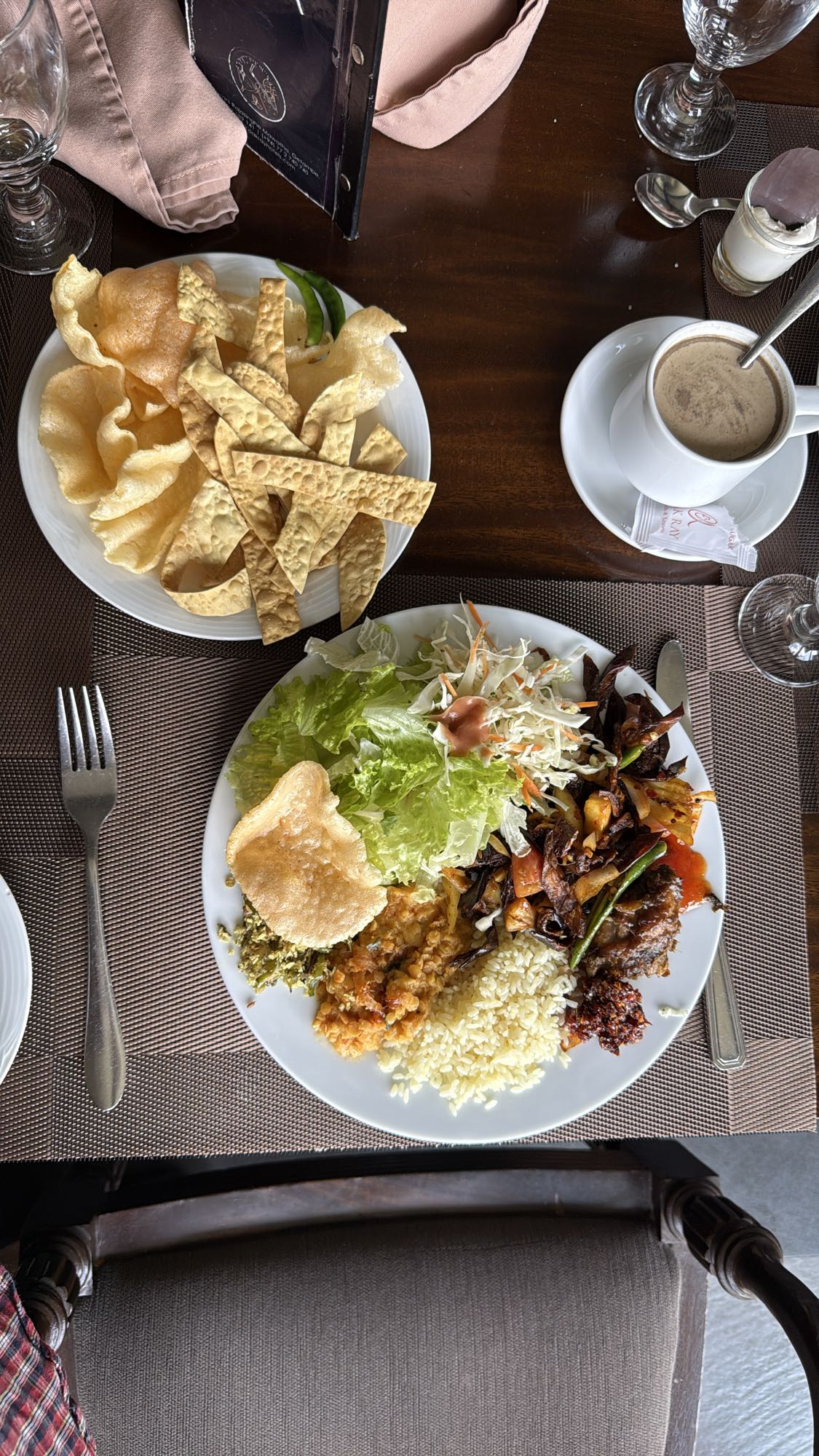 Индийское вегетарианское блюдо