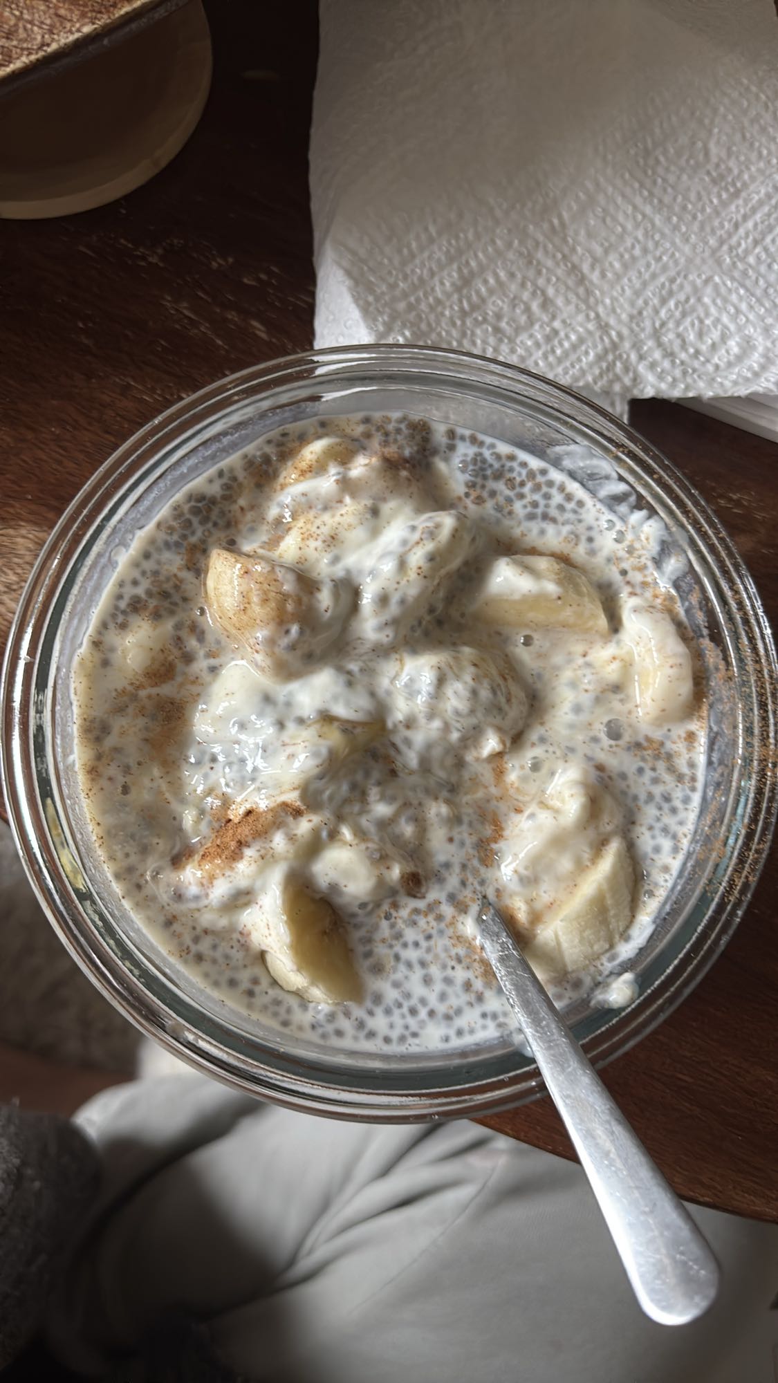 Chiapudding med banan