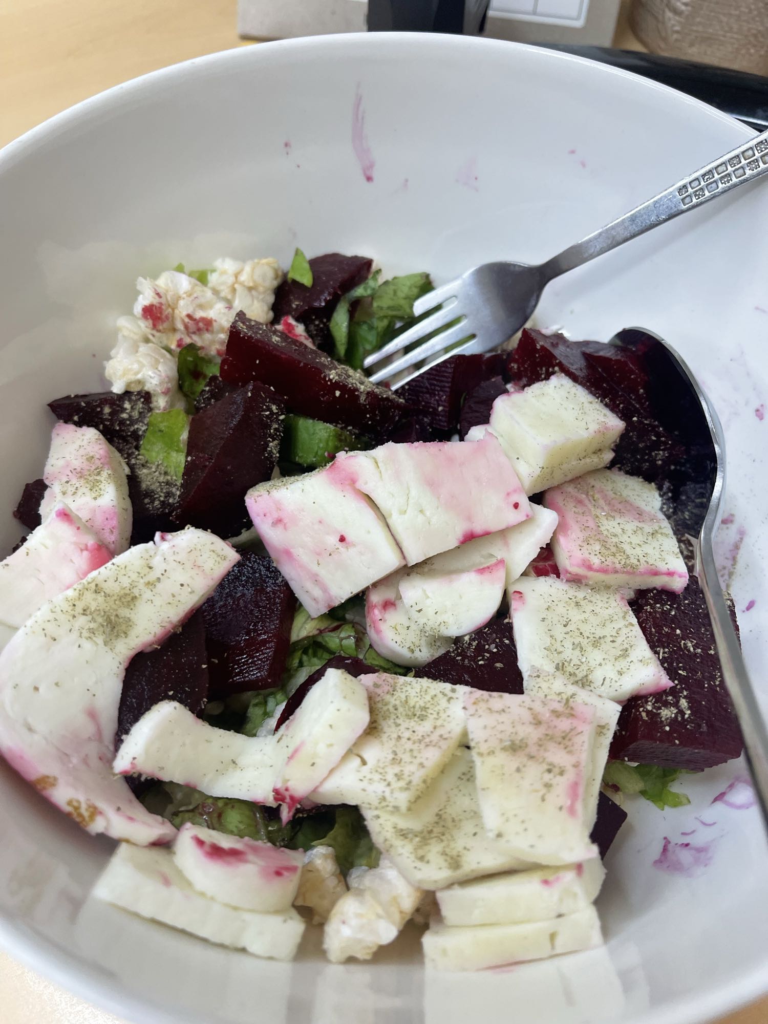Beetroot Cheese Salad