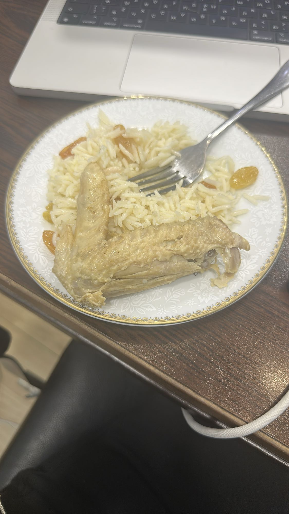 Chicken wing with rice