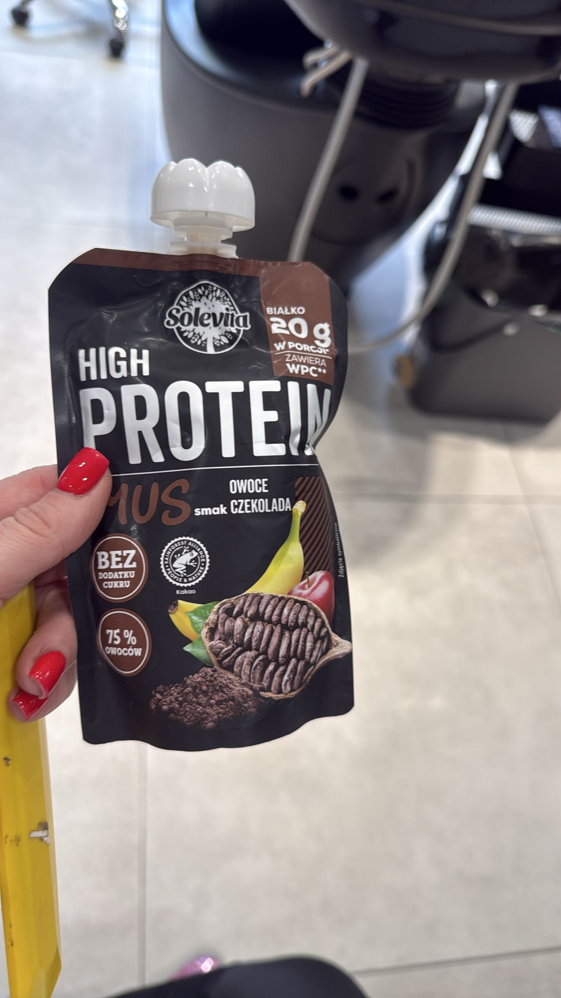 Mus proteinowy czekolada