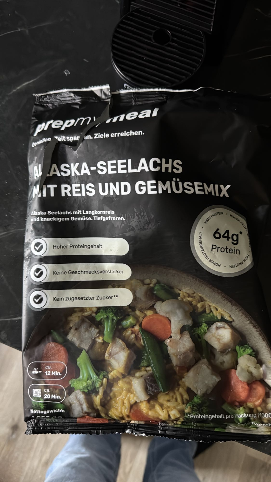 Alaska-Seelachs mit Reis
