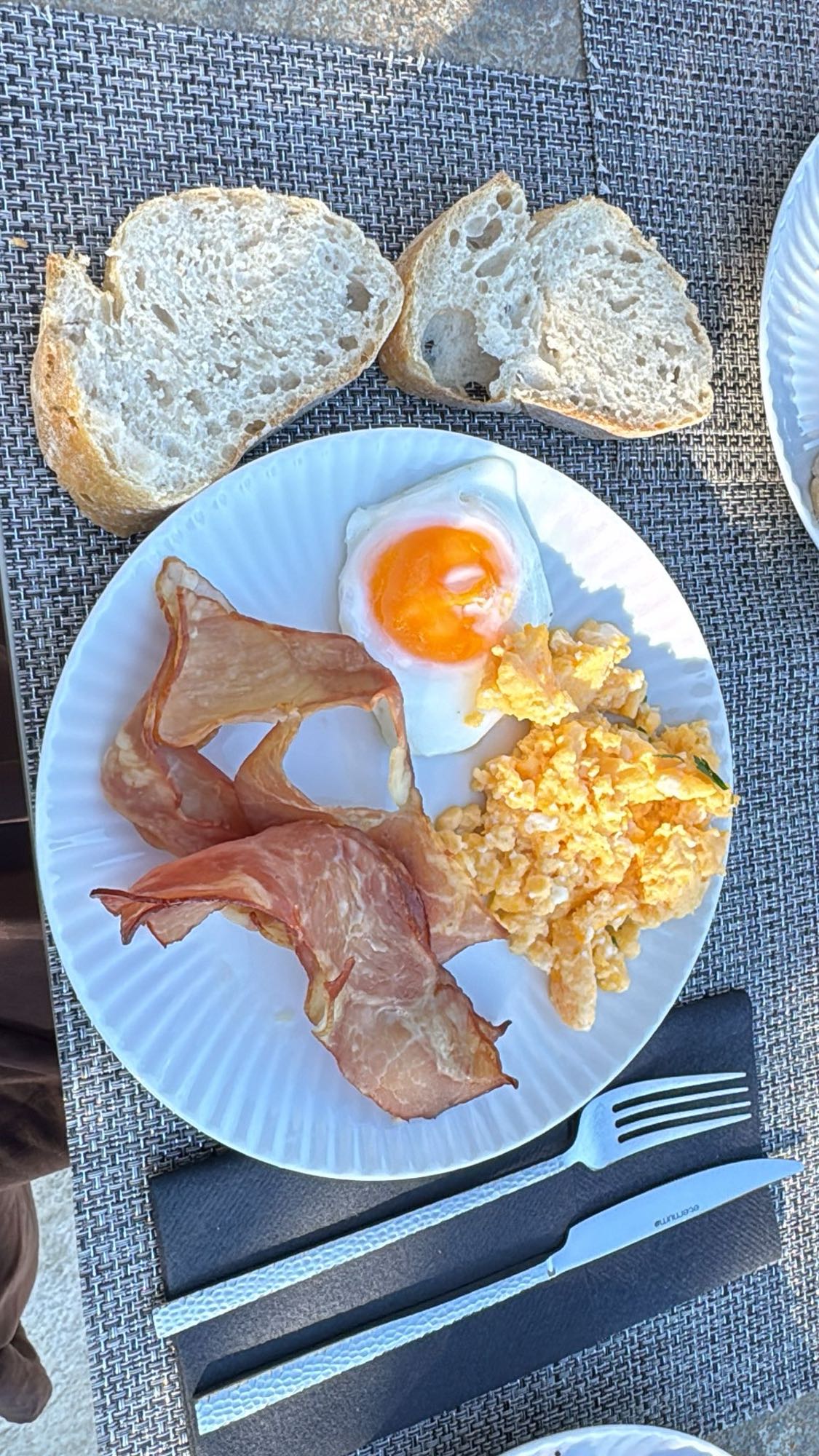 Eggs, Ham and Bread