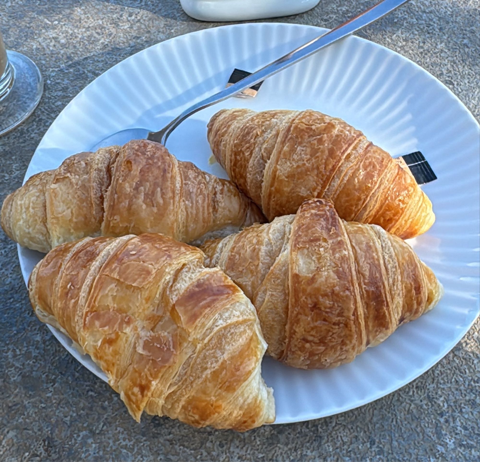 Plate of Croissants