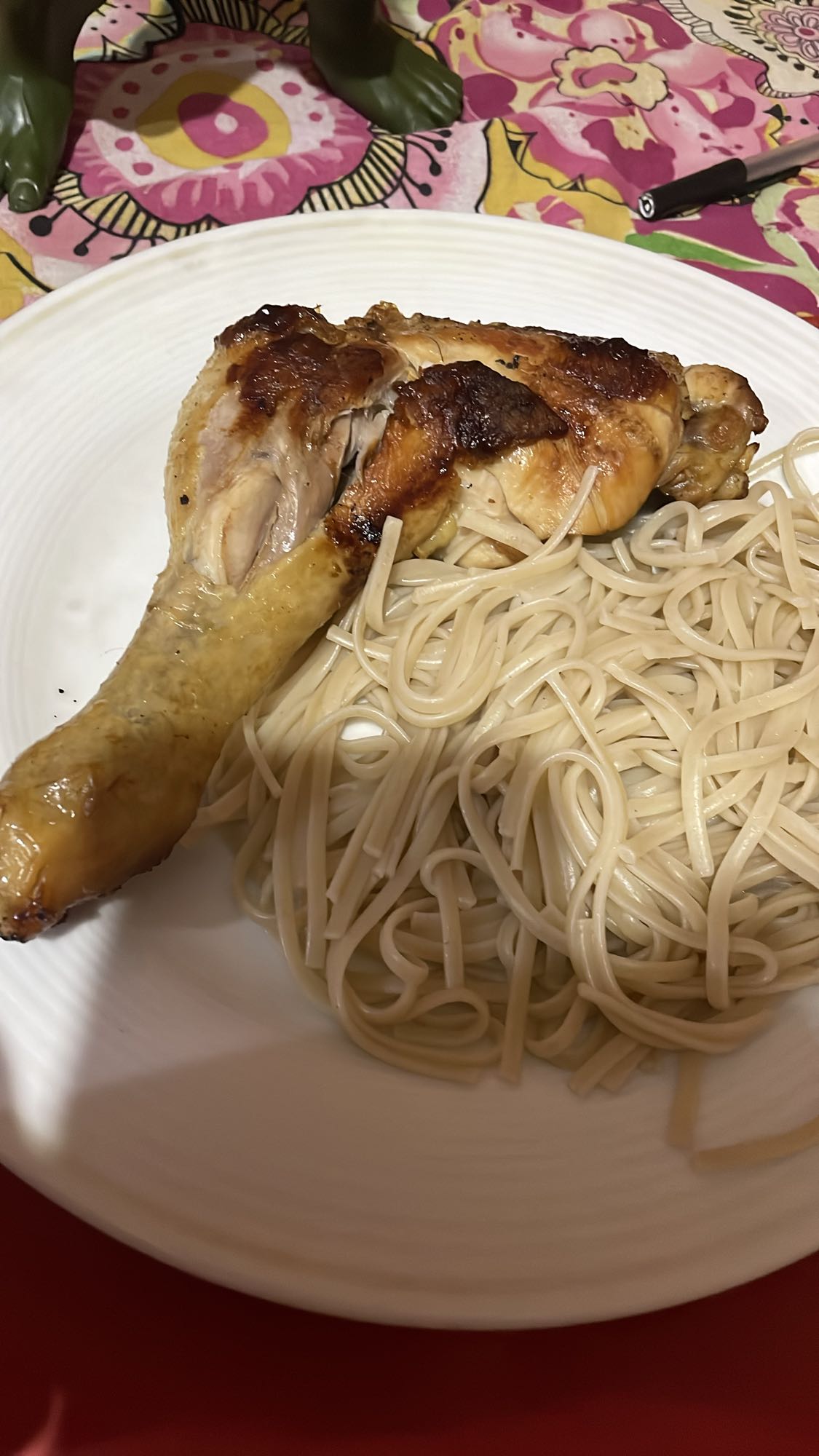 Pollo con pasta
