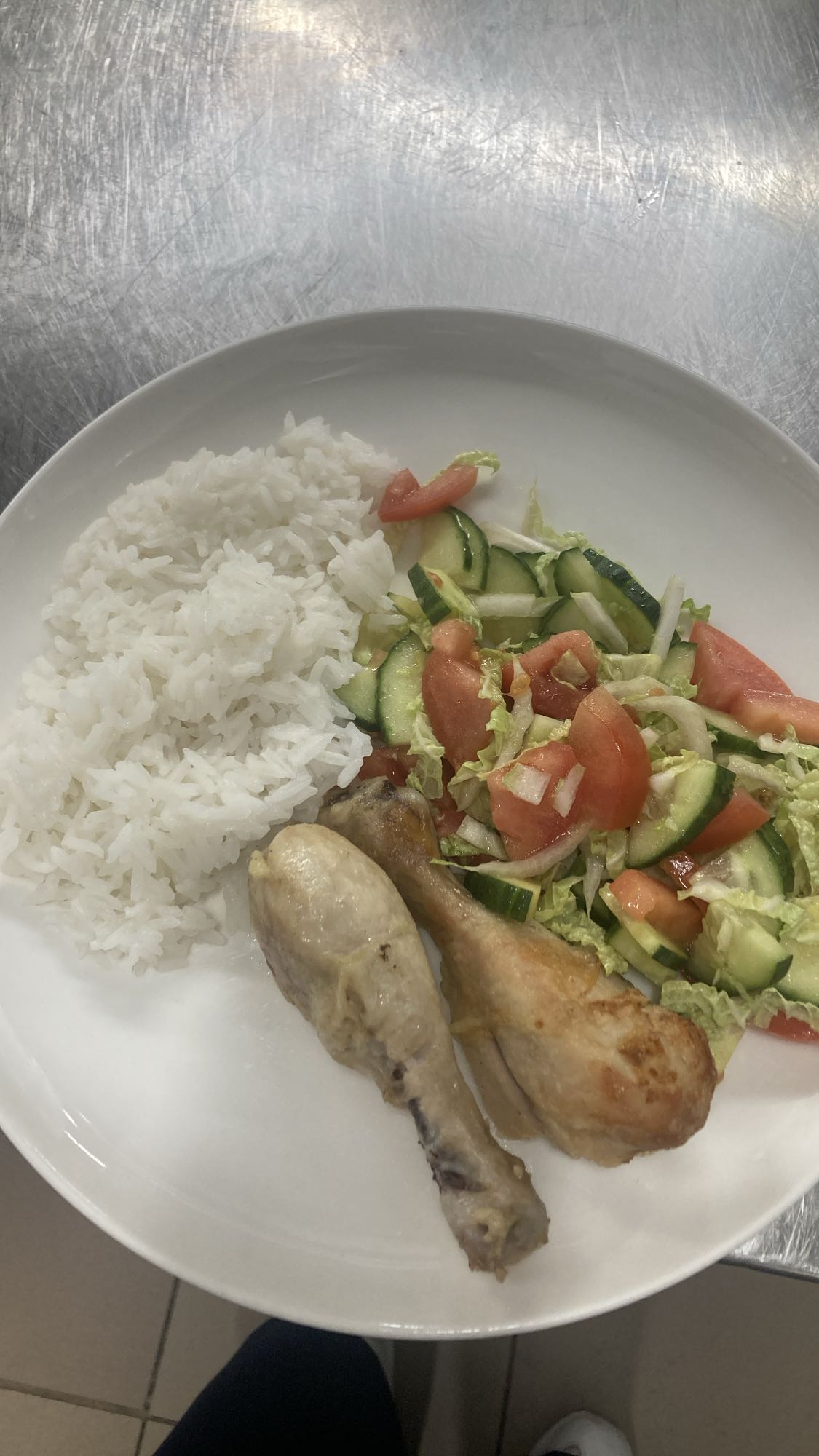 Chicken Rice Salad Plate