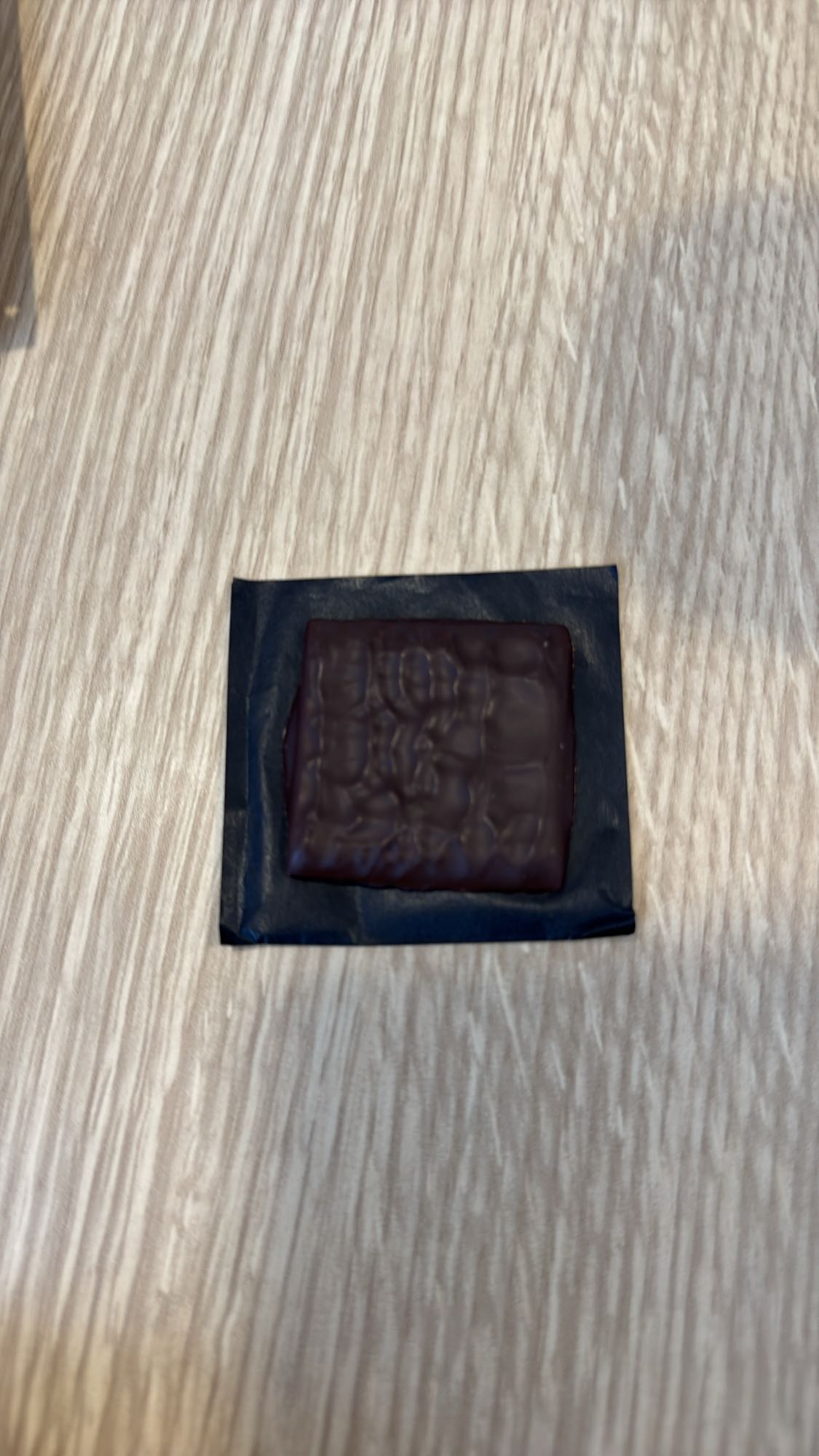 galleta cubierta de chocolate