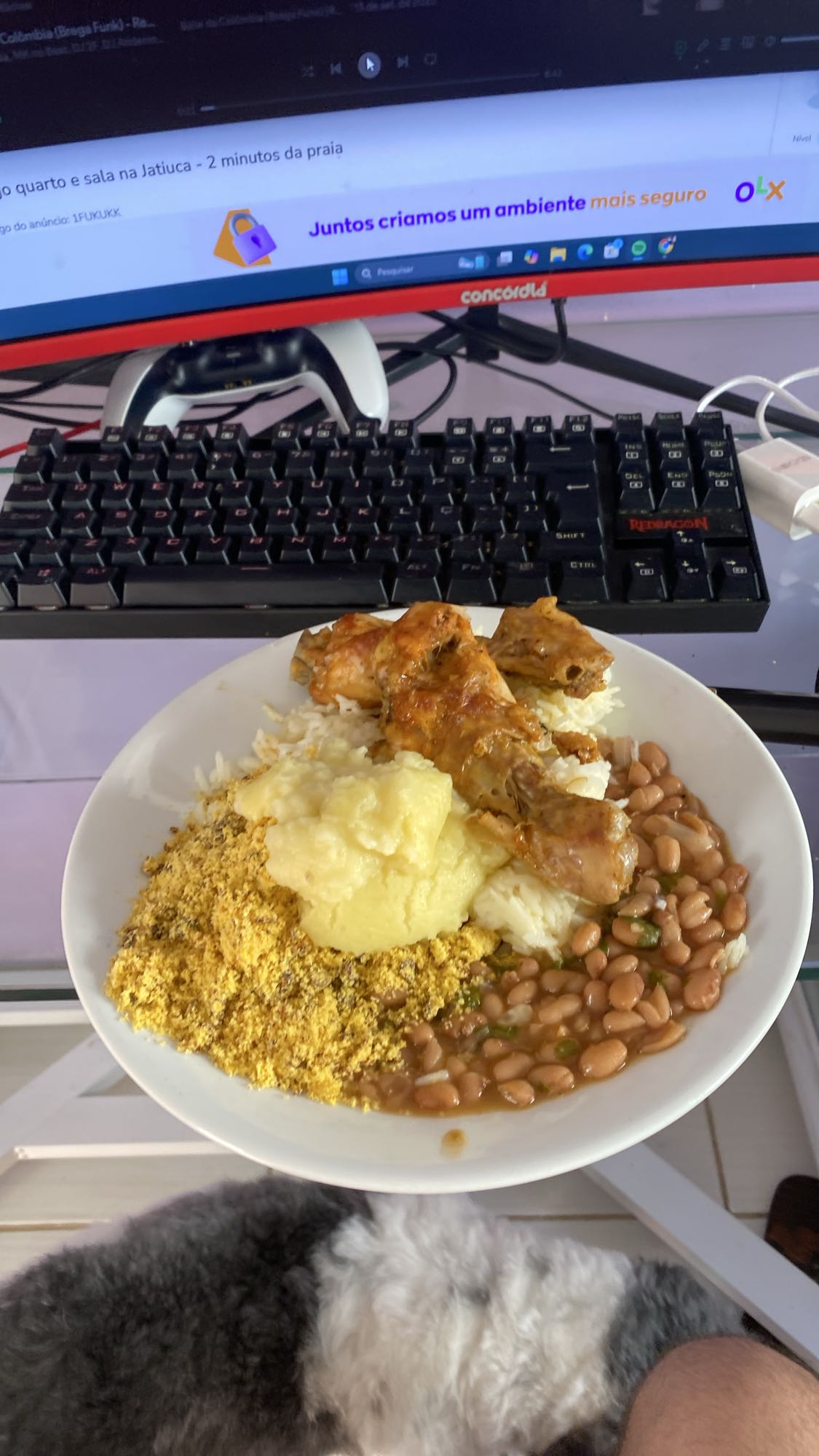 Prato brasileiro caseiro