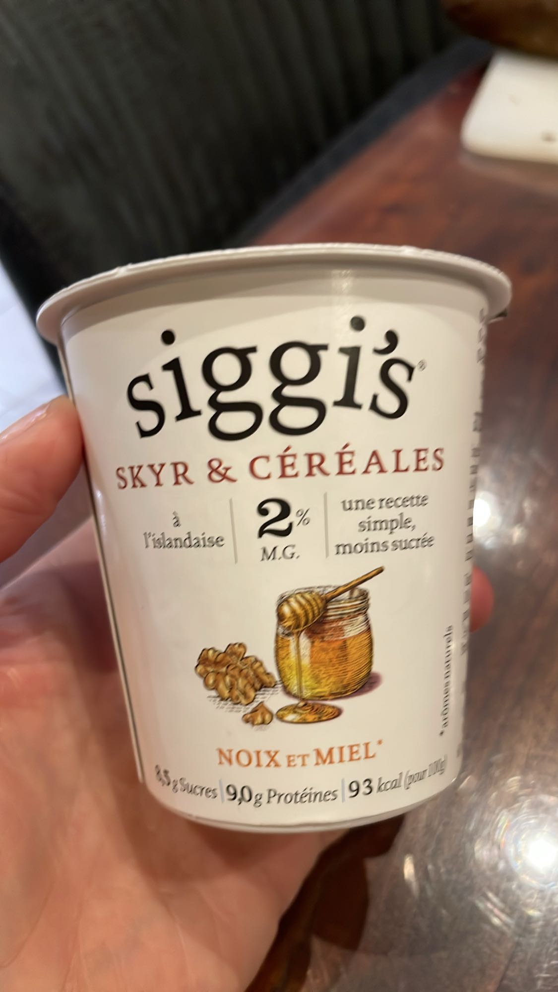 Skyr noix et miel