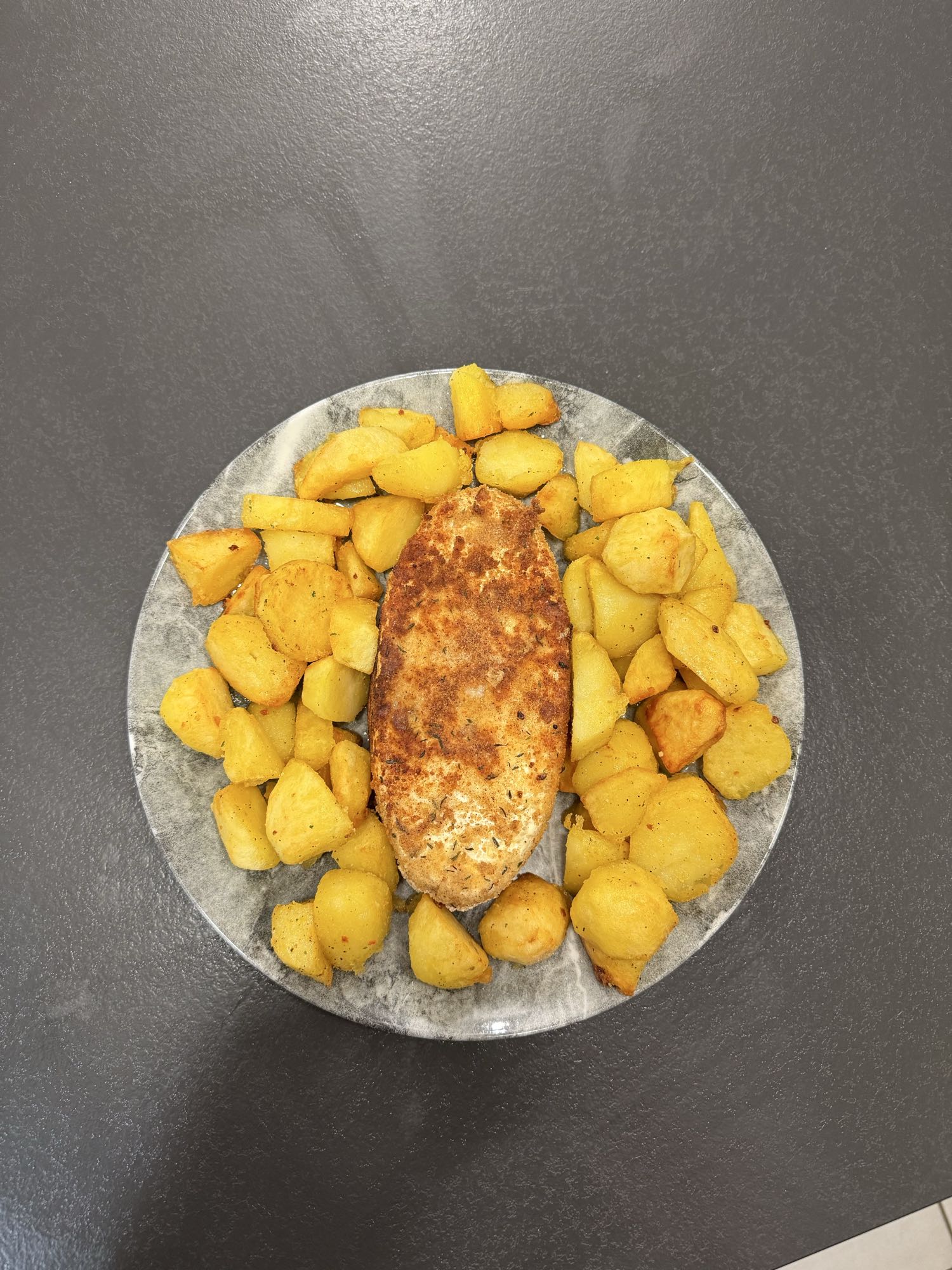 Poulet et pommes de terre