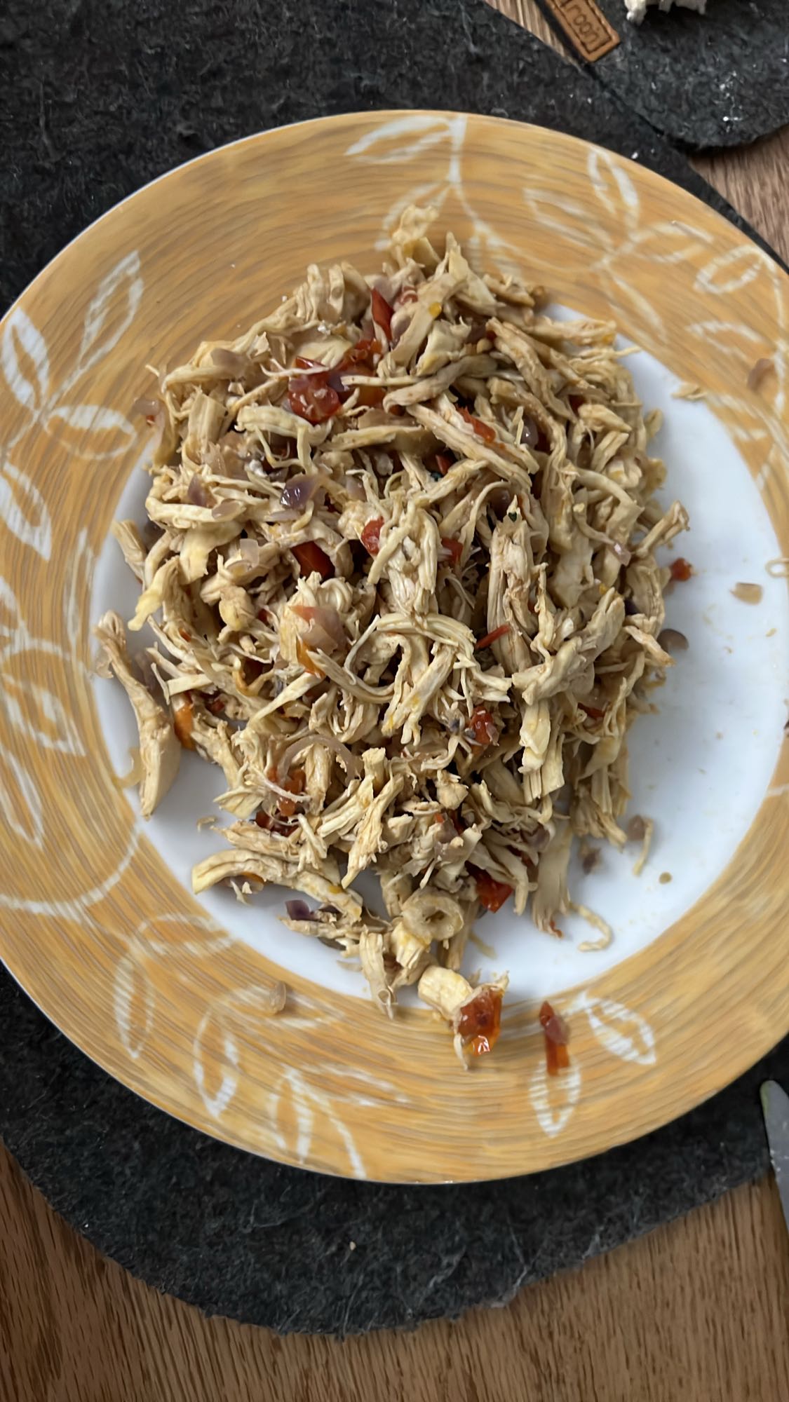Shredded Chicken Stir Fry