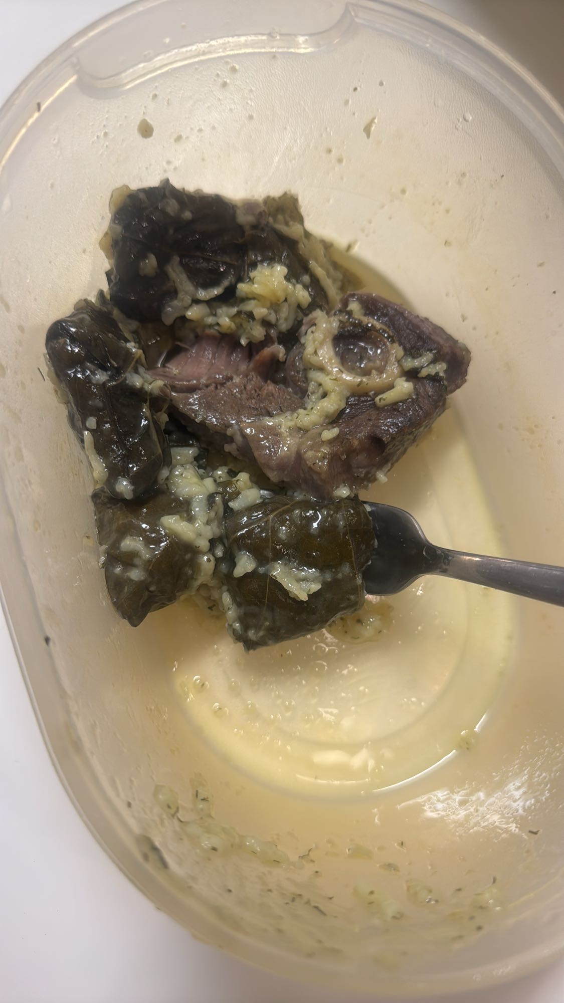 Vinbladsdolmar med kött