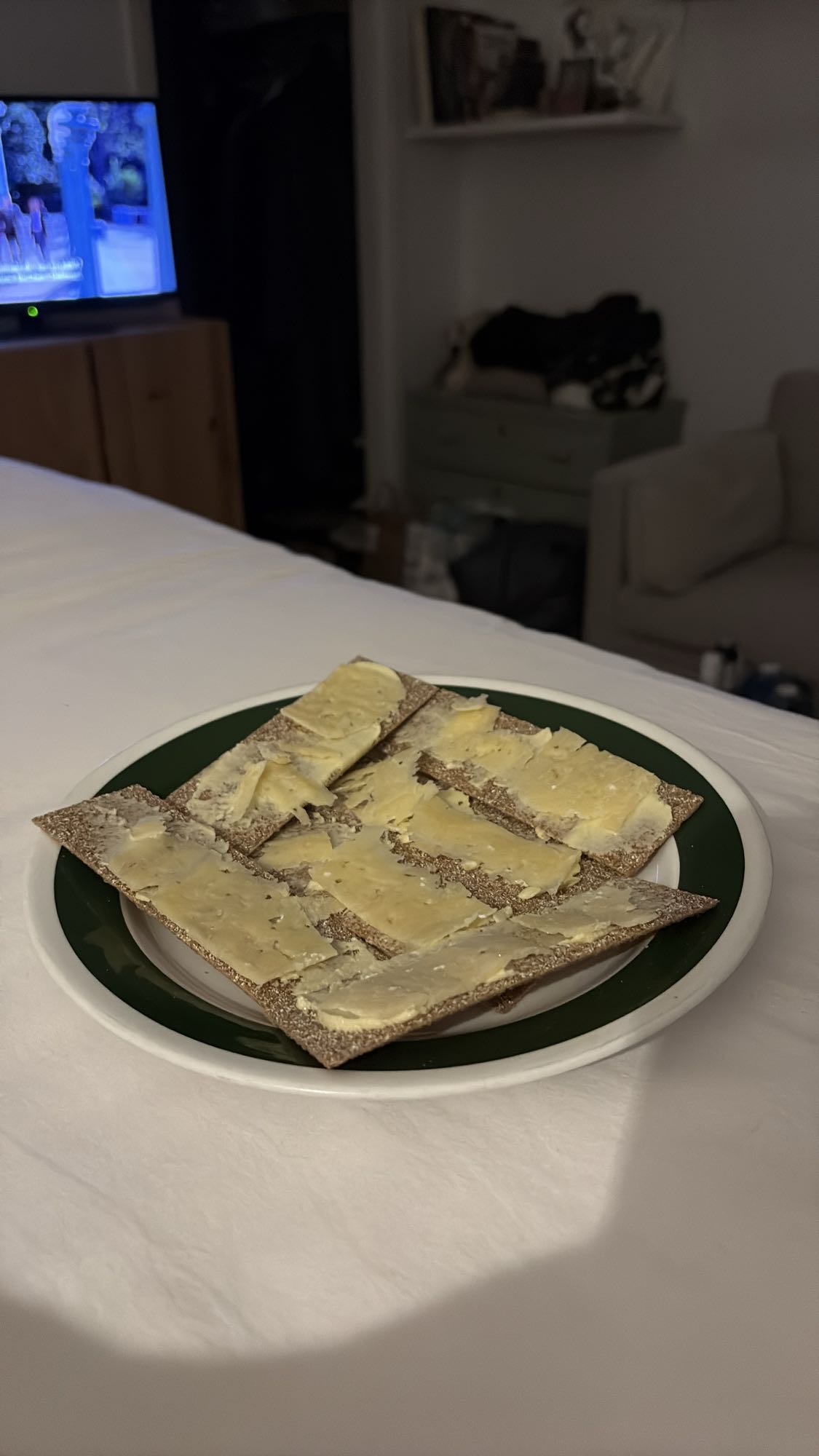 Knäckebröd med smör