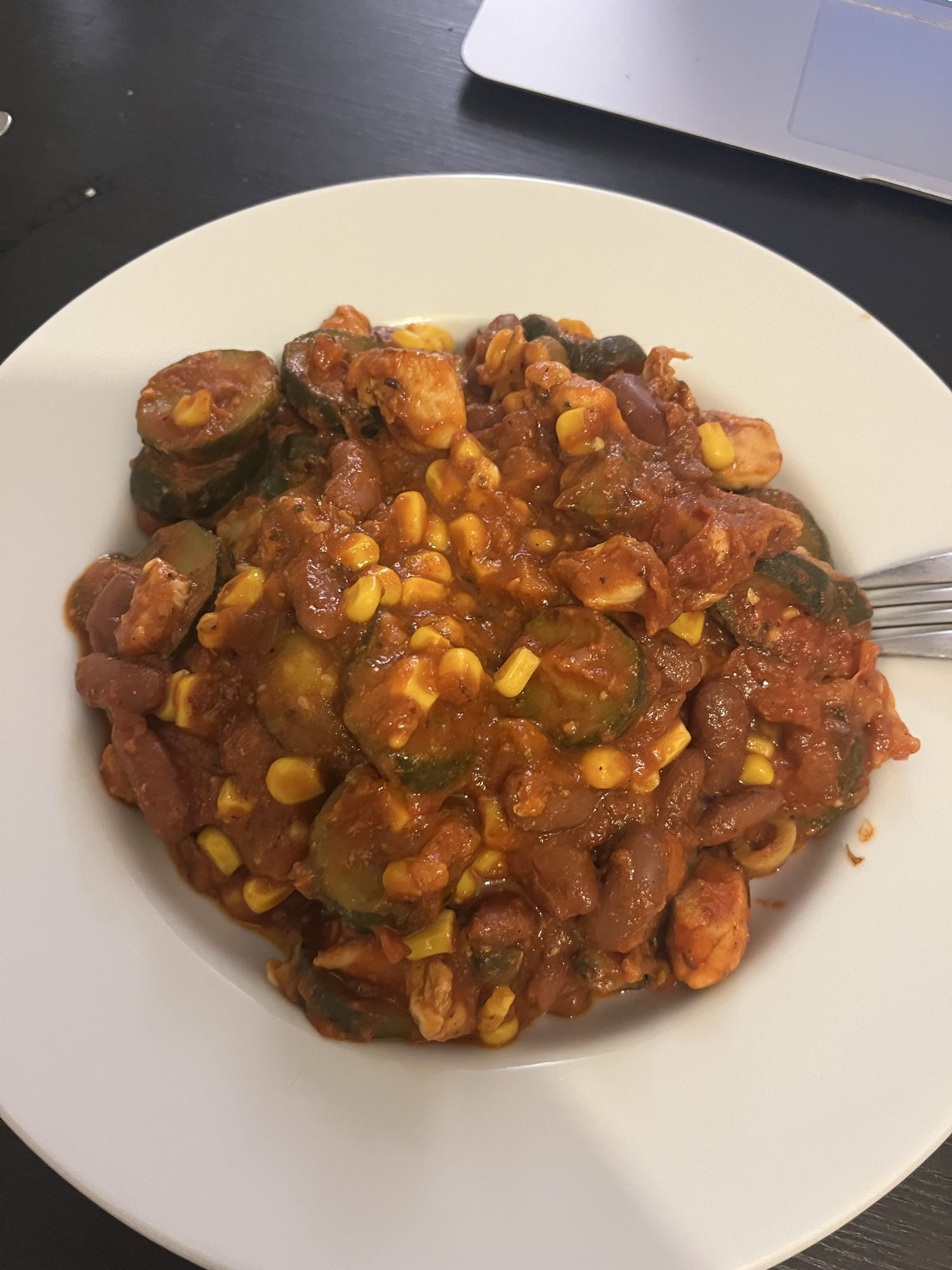 Ragoût de poulet épicé