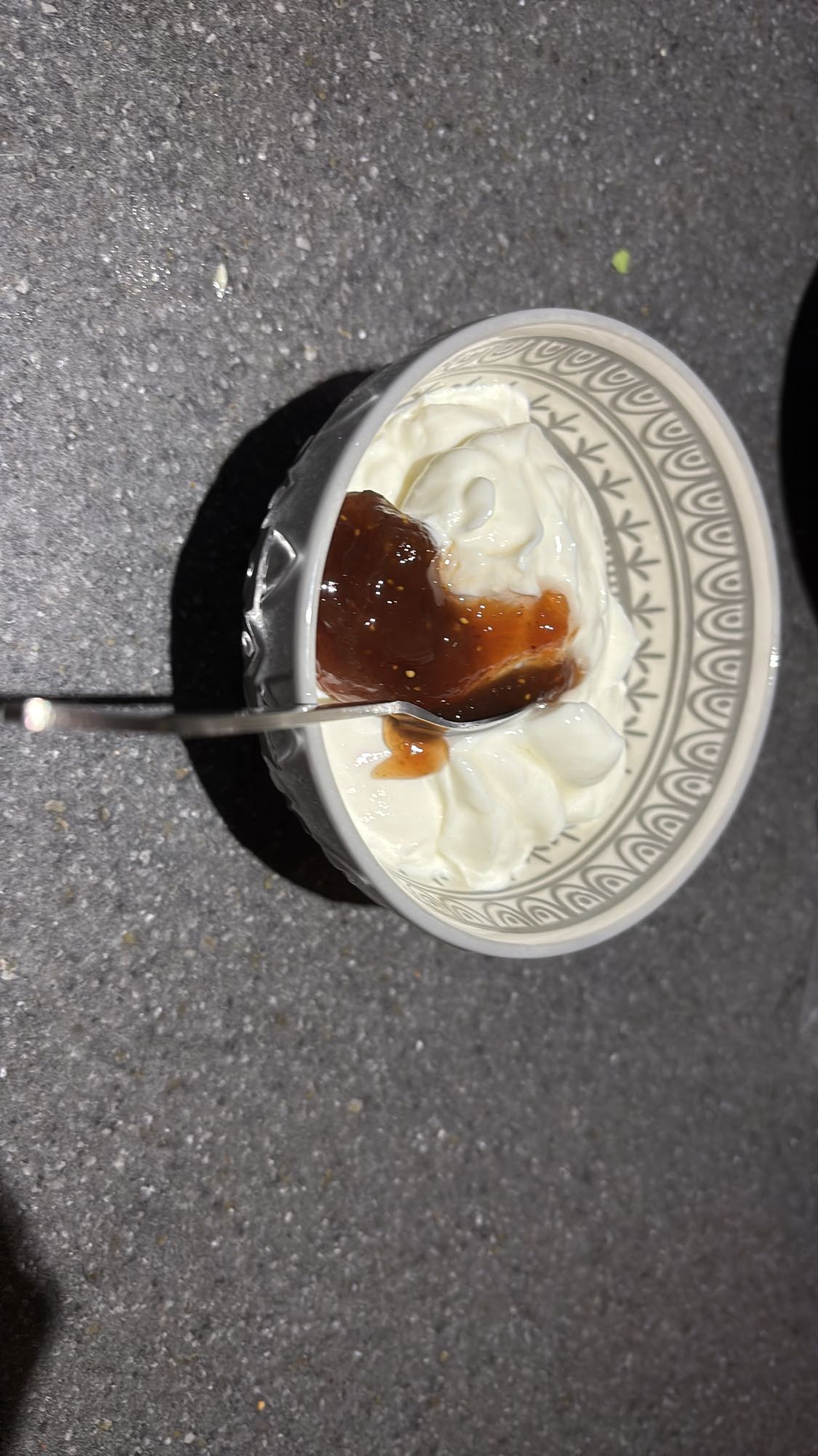 Fromage blanc 3% et confiture