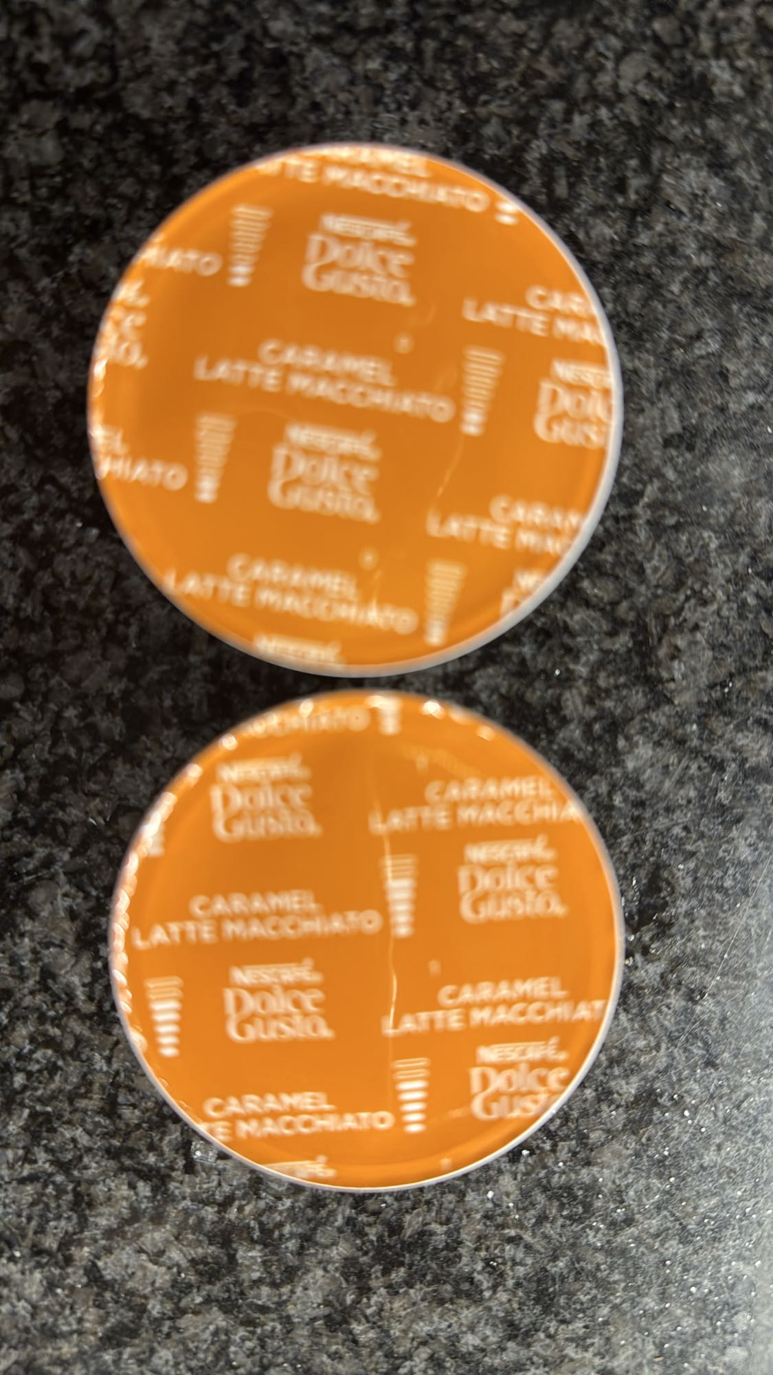 Caramel latte macchiato