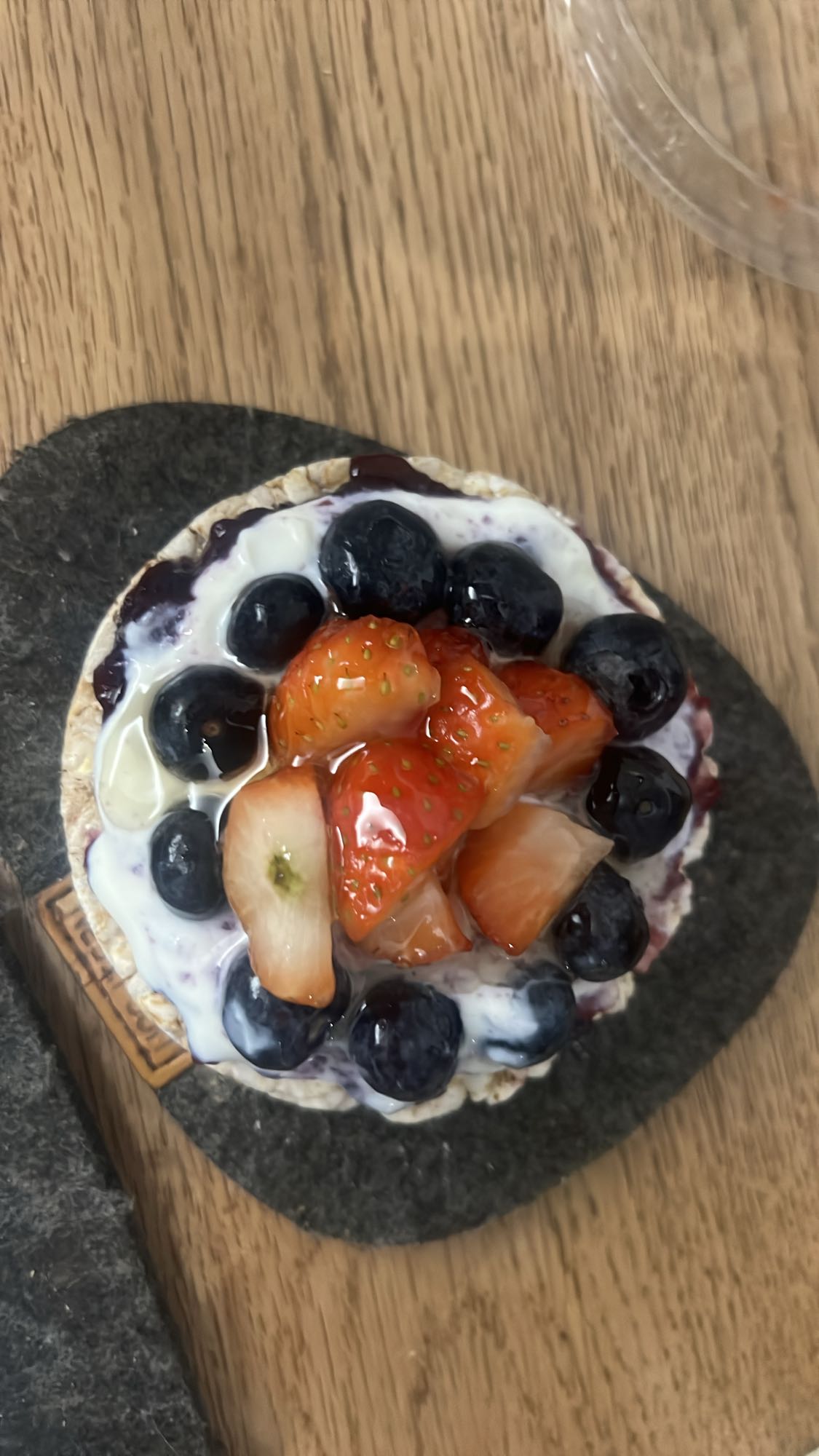 Rice Cake Fruit Snack