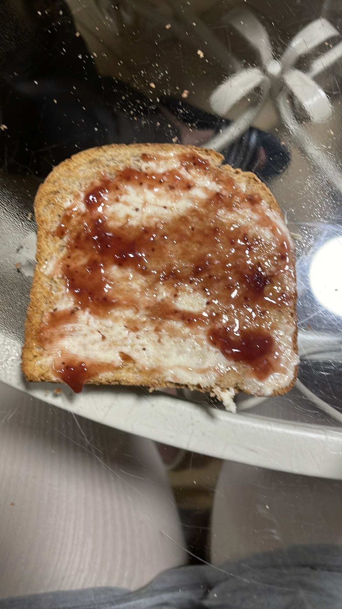 Tartine confiture beurre