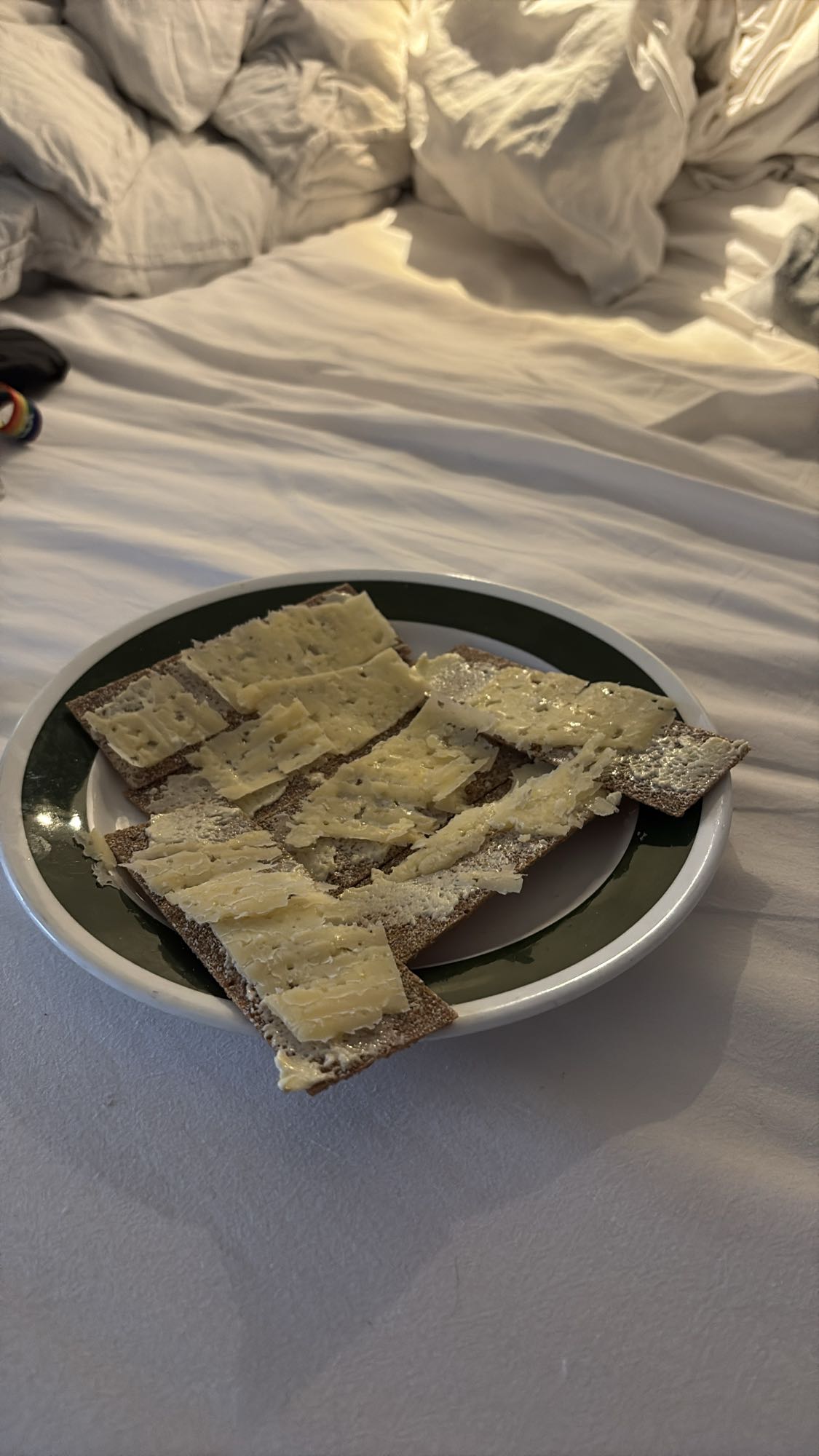 Knäckebröd med ost