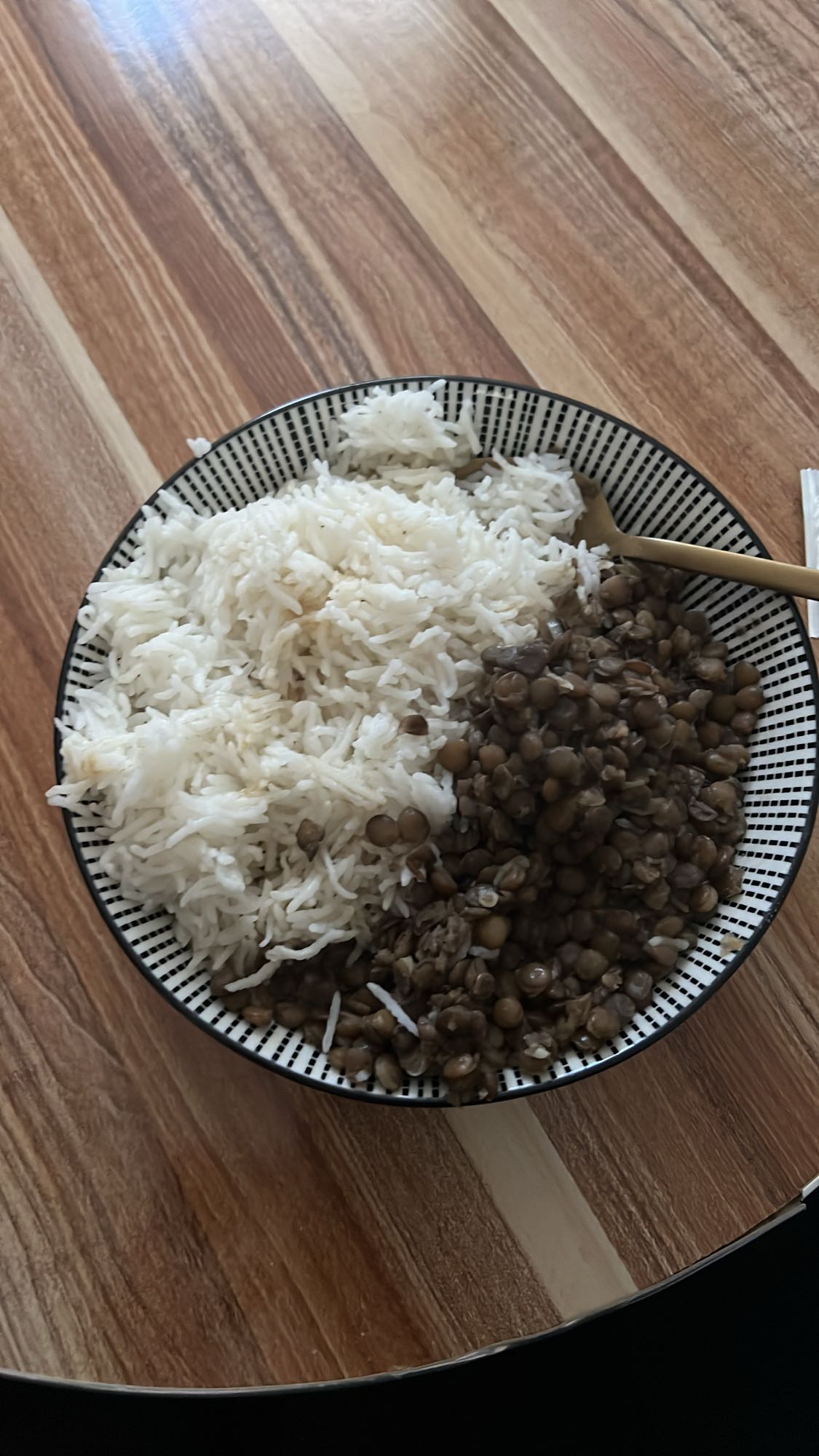 Rice with lentils