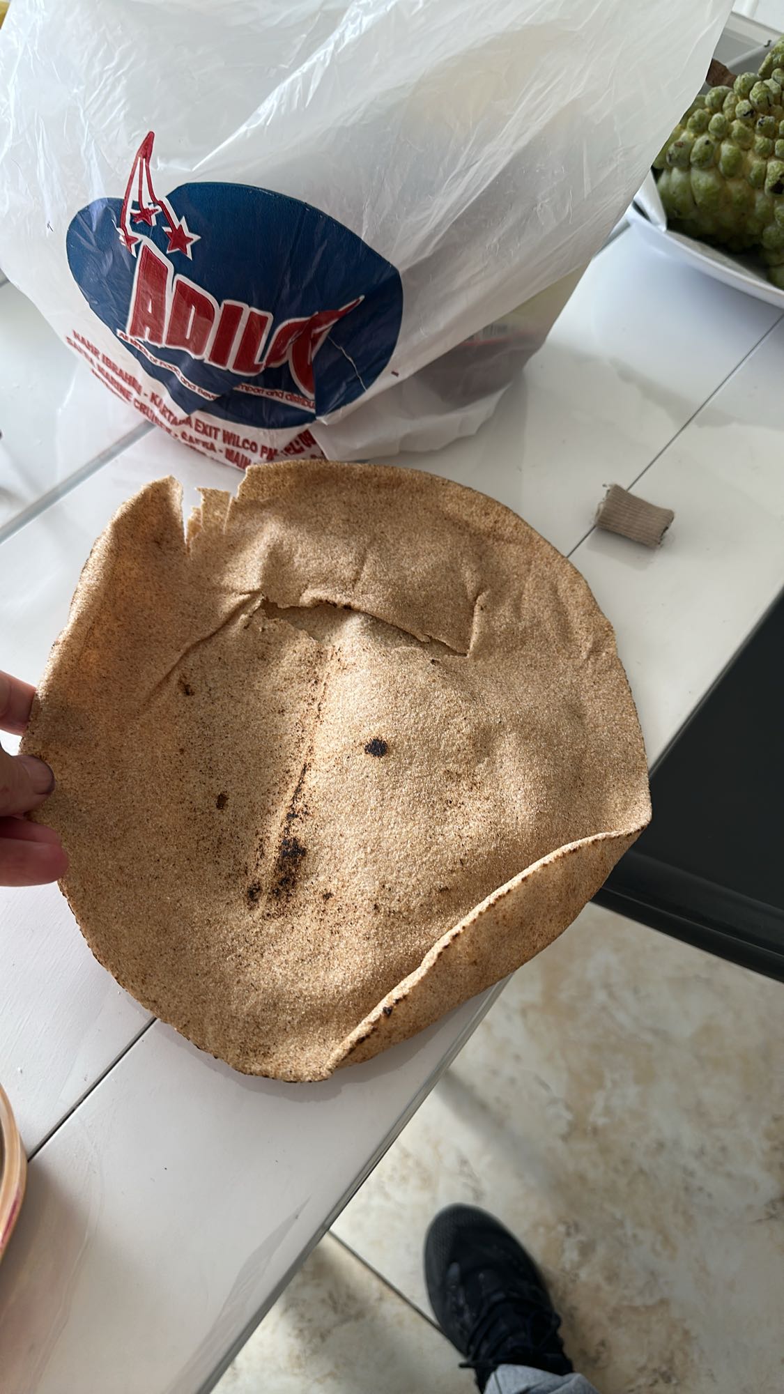 Whole wheat flatbread