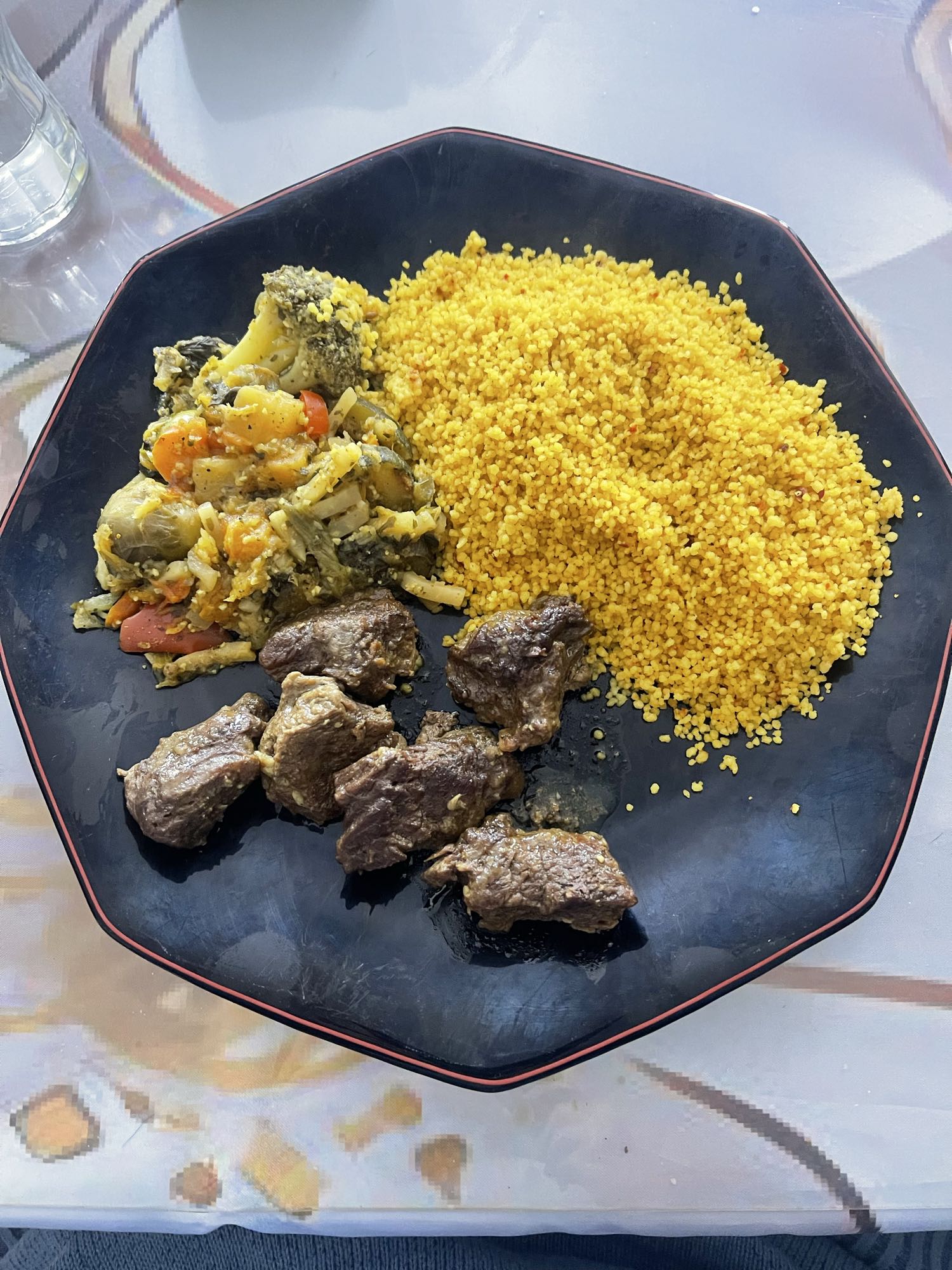 Couscous, légumes et boeuf