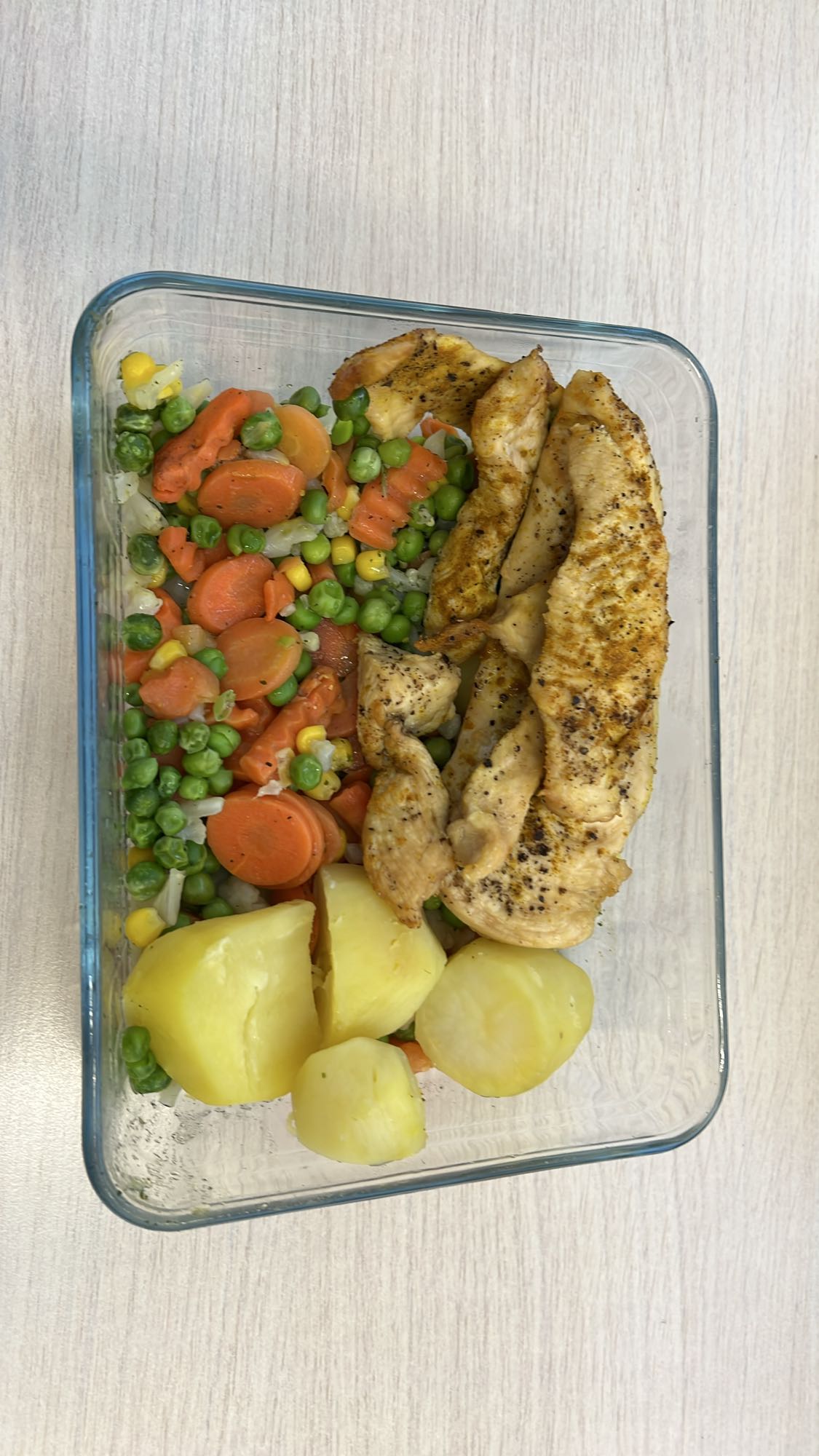 Kurczak z warzywami i ziemniakami