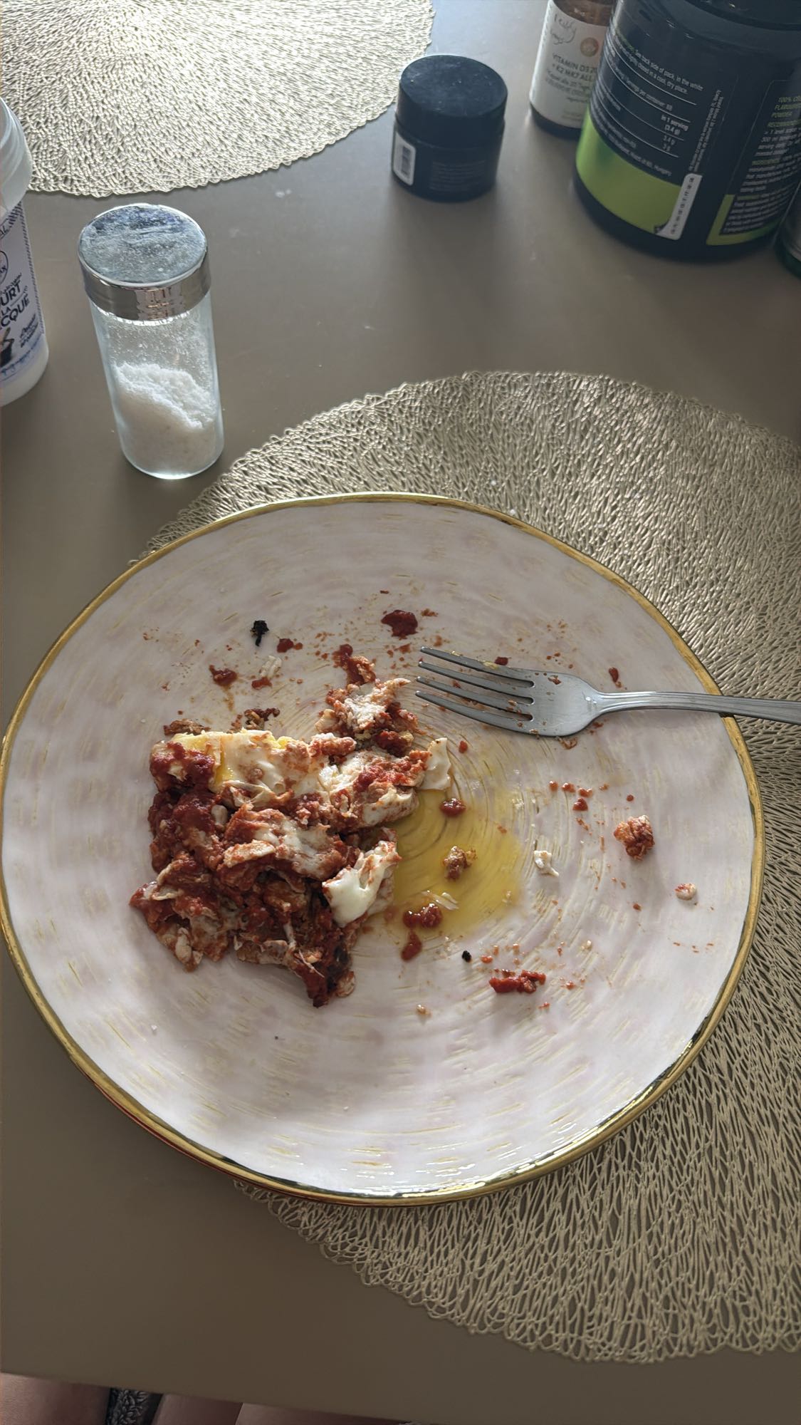 яичница с томатами