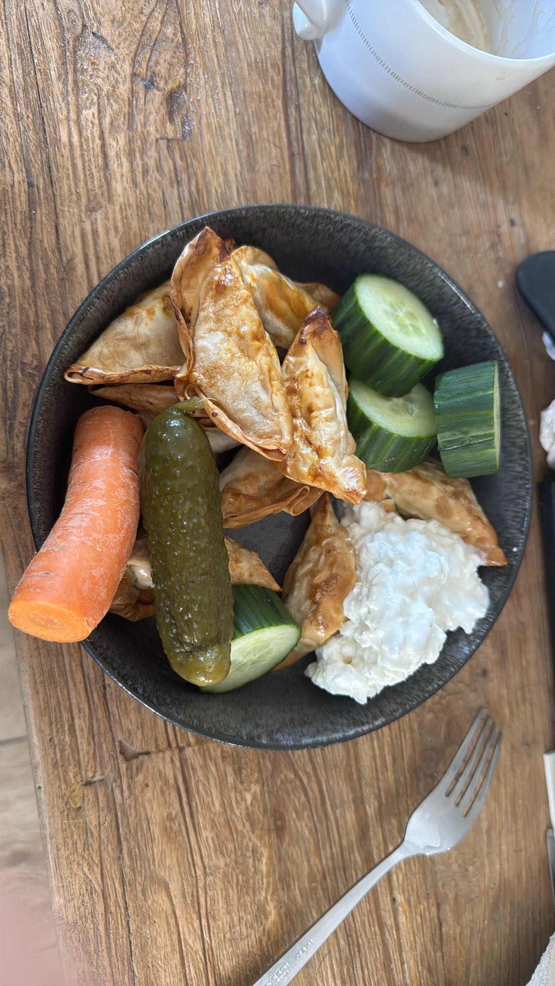 Gyosa Hähnchen Kimchi Teller