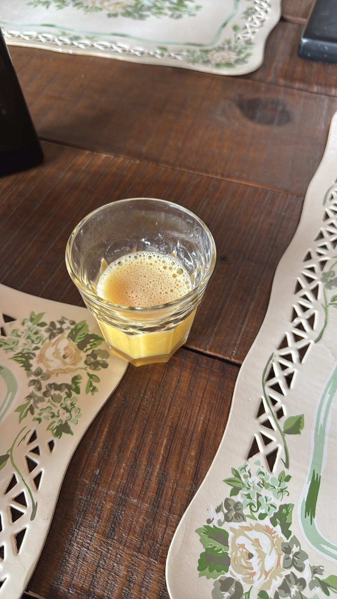 zumo de naranja pequeño