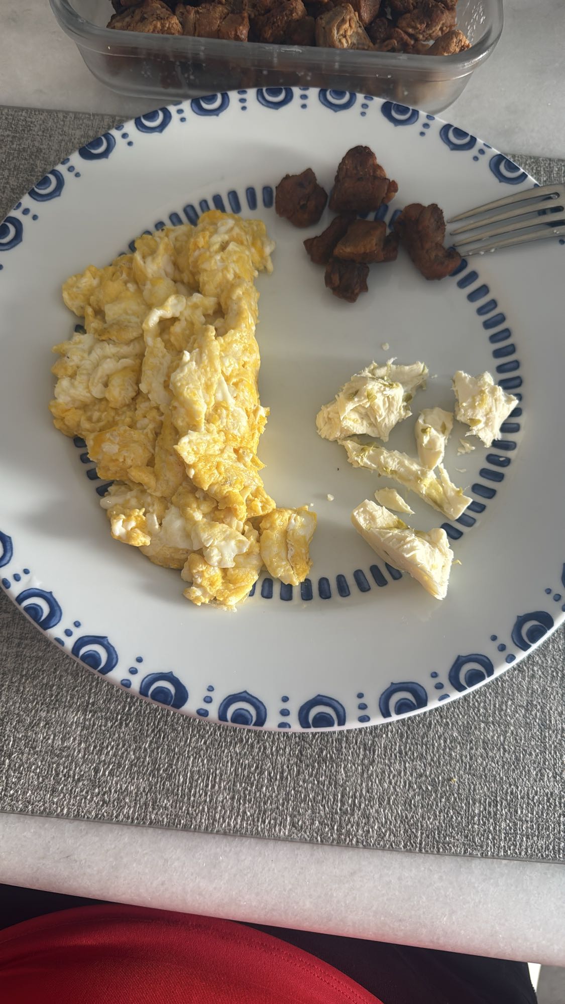 Desayuno proteico sencillo