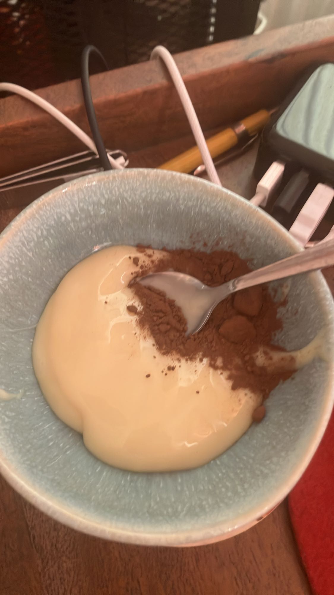 Leite condensado com cacau