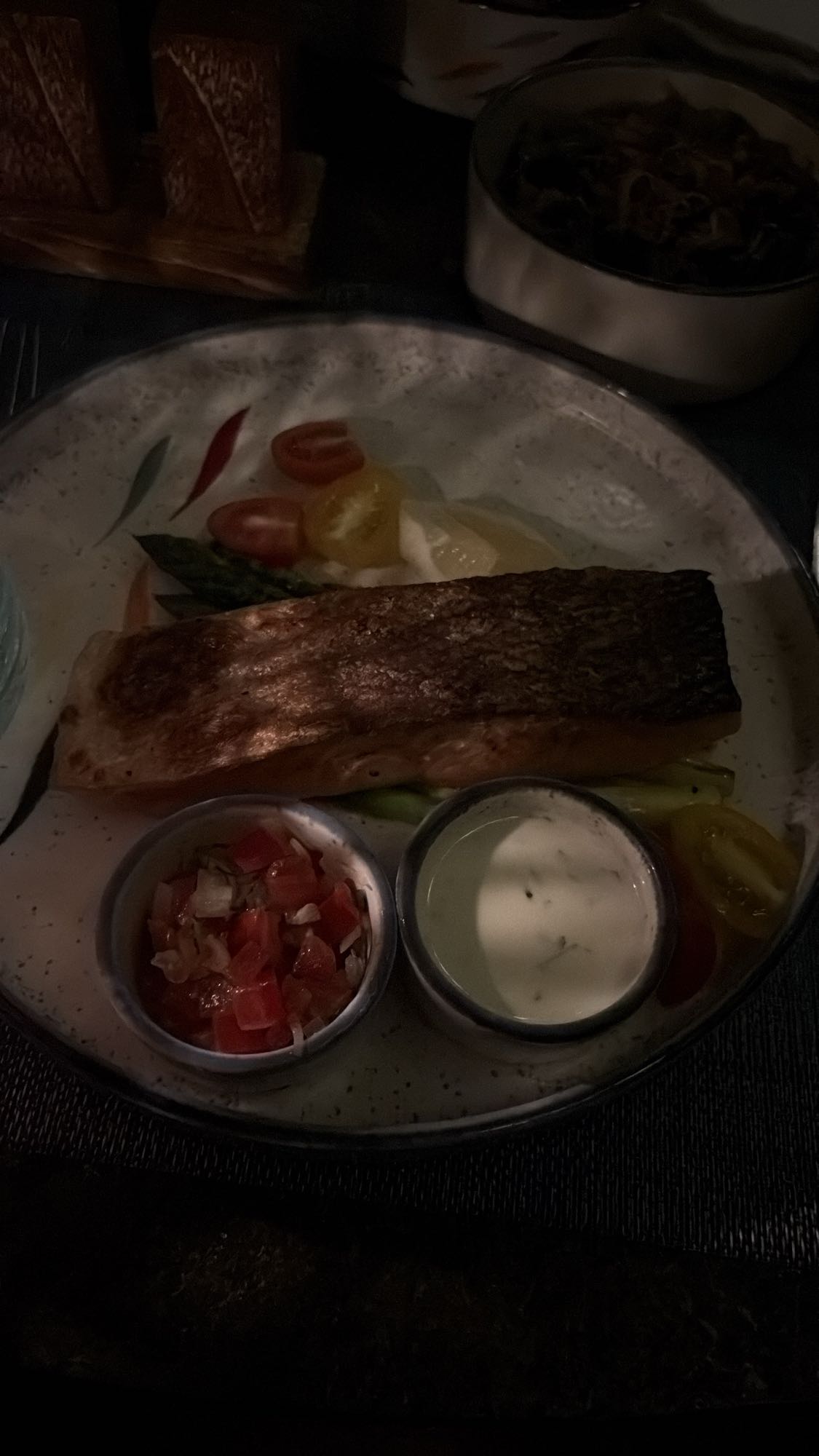 Grilled Salmon Plate