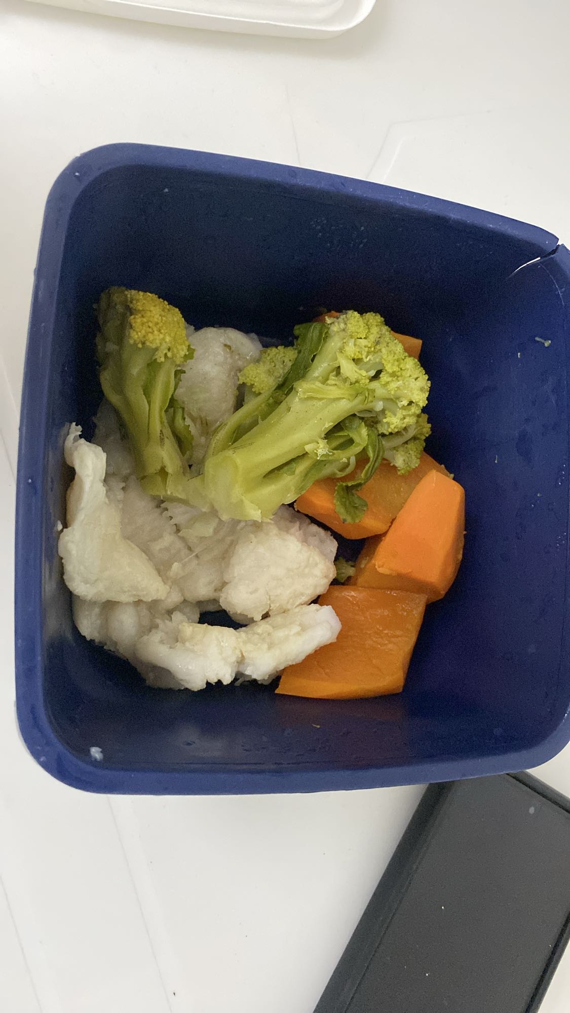 Pescado con verduras