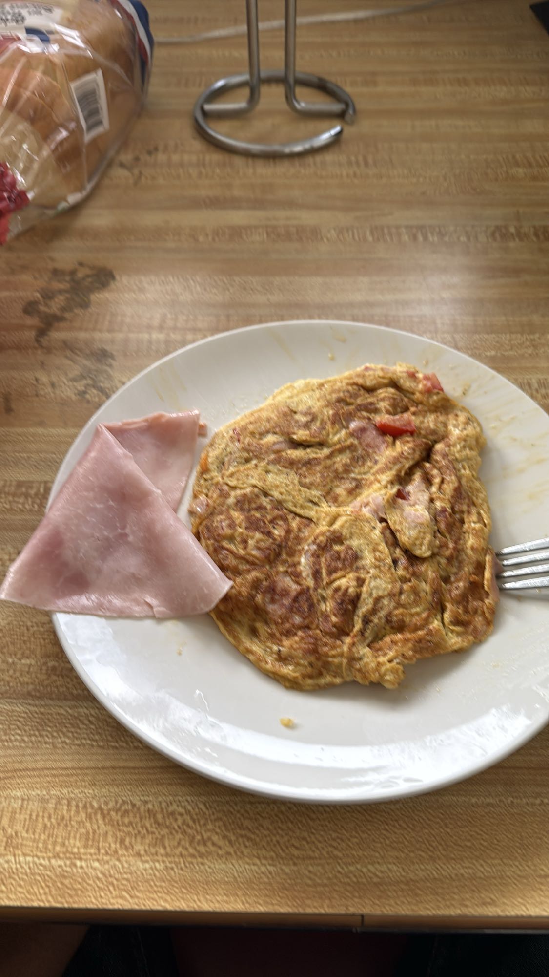 Ham Omelette Plate