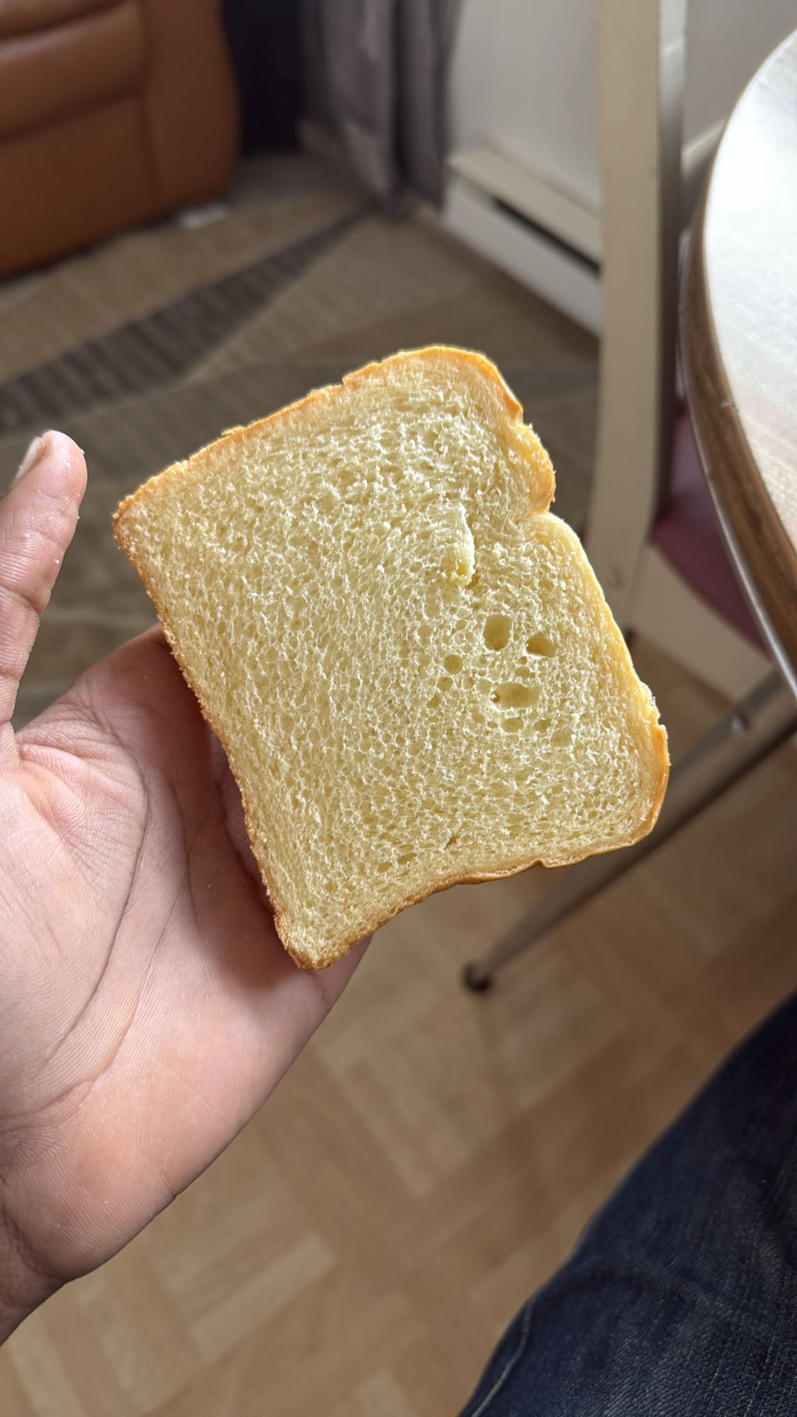 White bread slice
