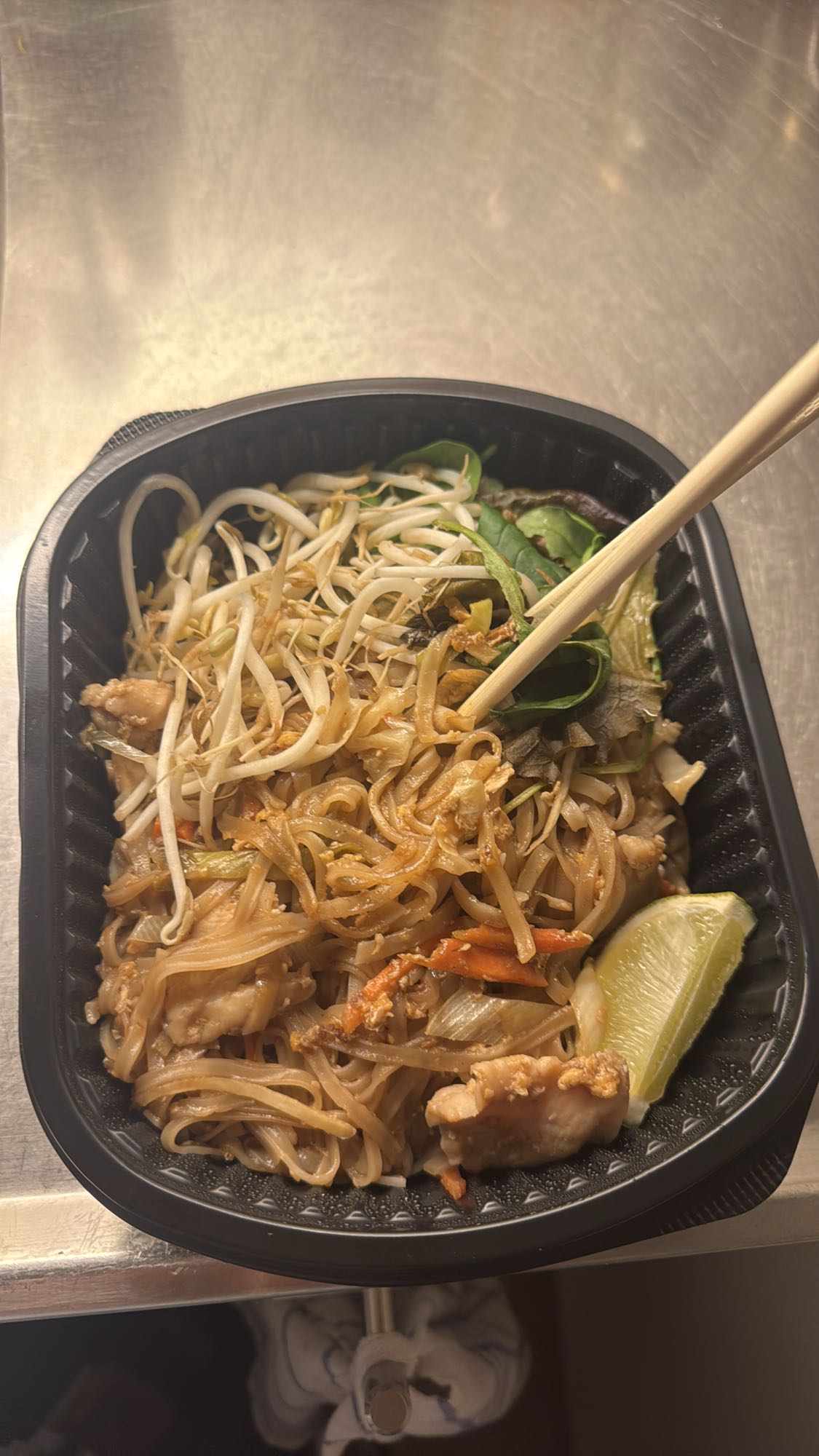 Pad Thai med kyckling