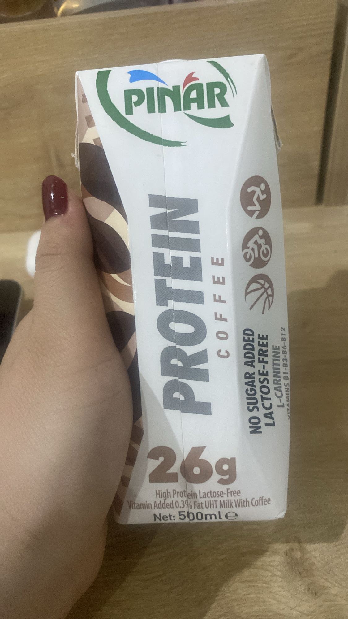 Proteinli Kahveli Süt