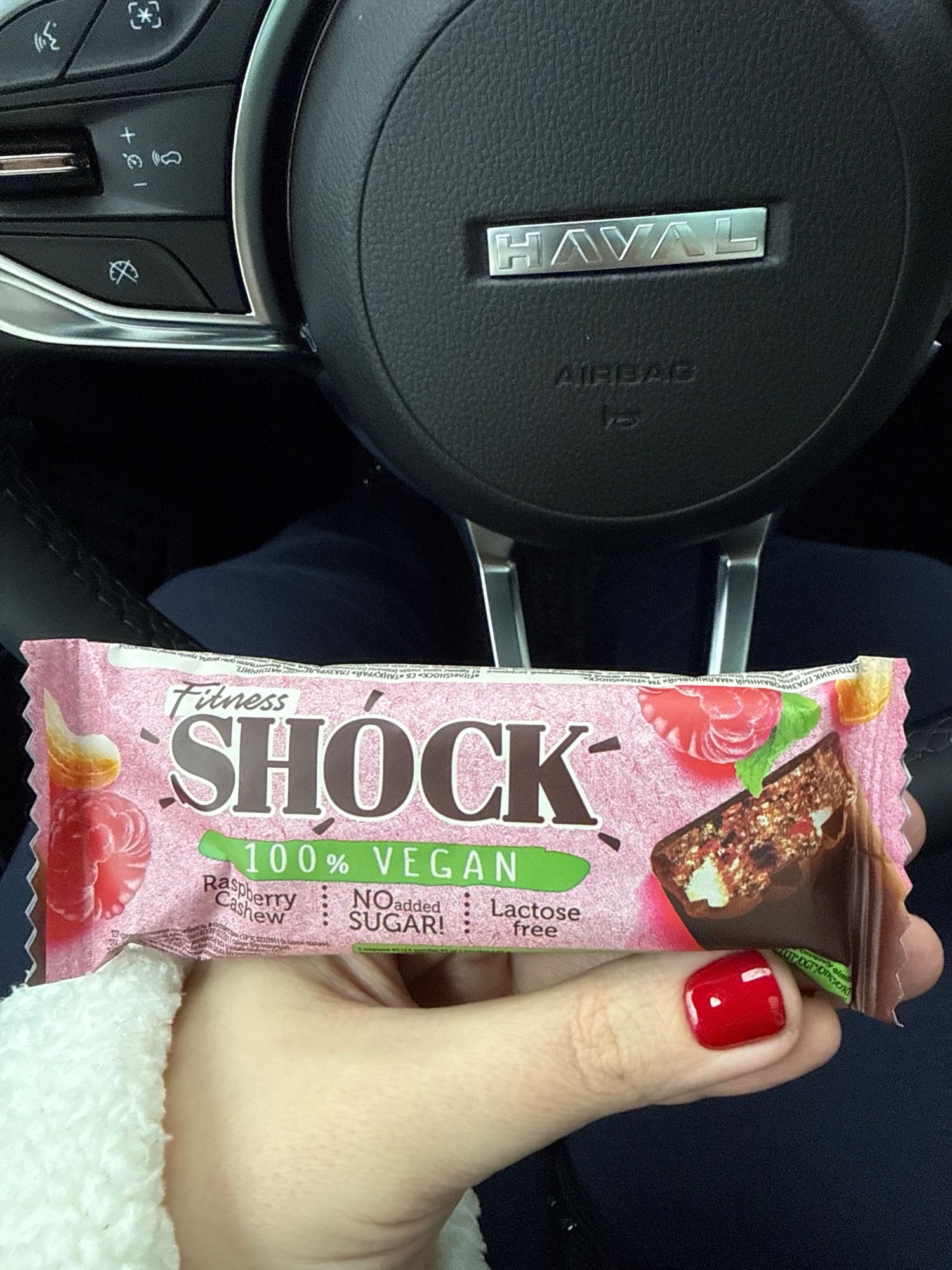 Protein vegan bar by Shock