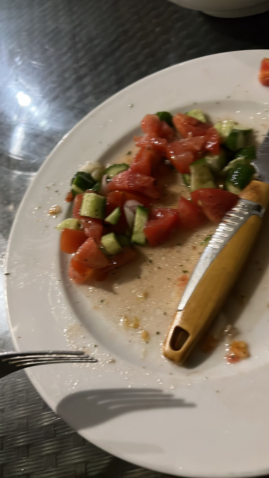 Simple Tomato Cucumber Salad