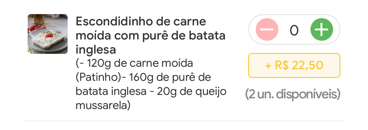 Escondidinho de carne