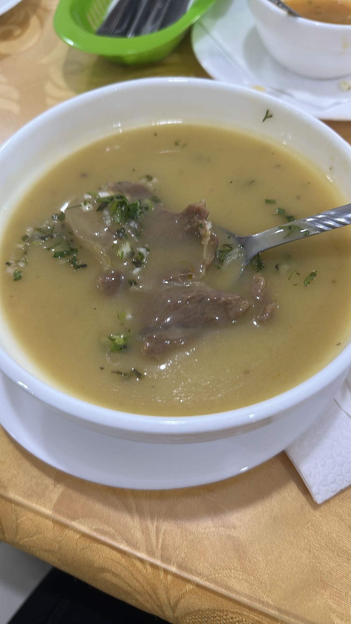 sopa de carne