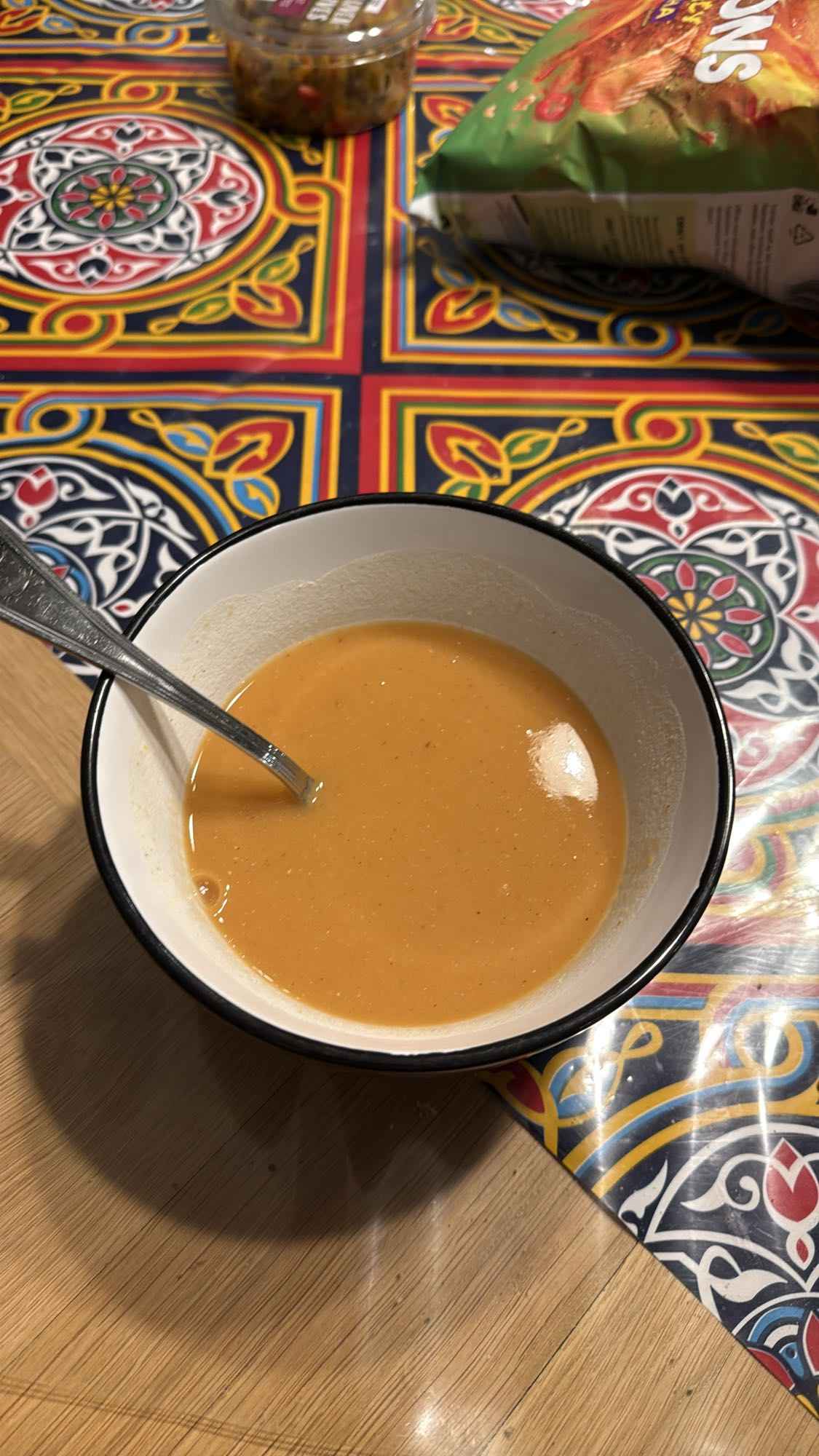 yellow lentil soup