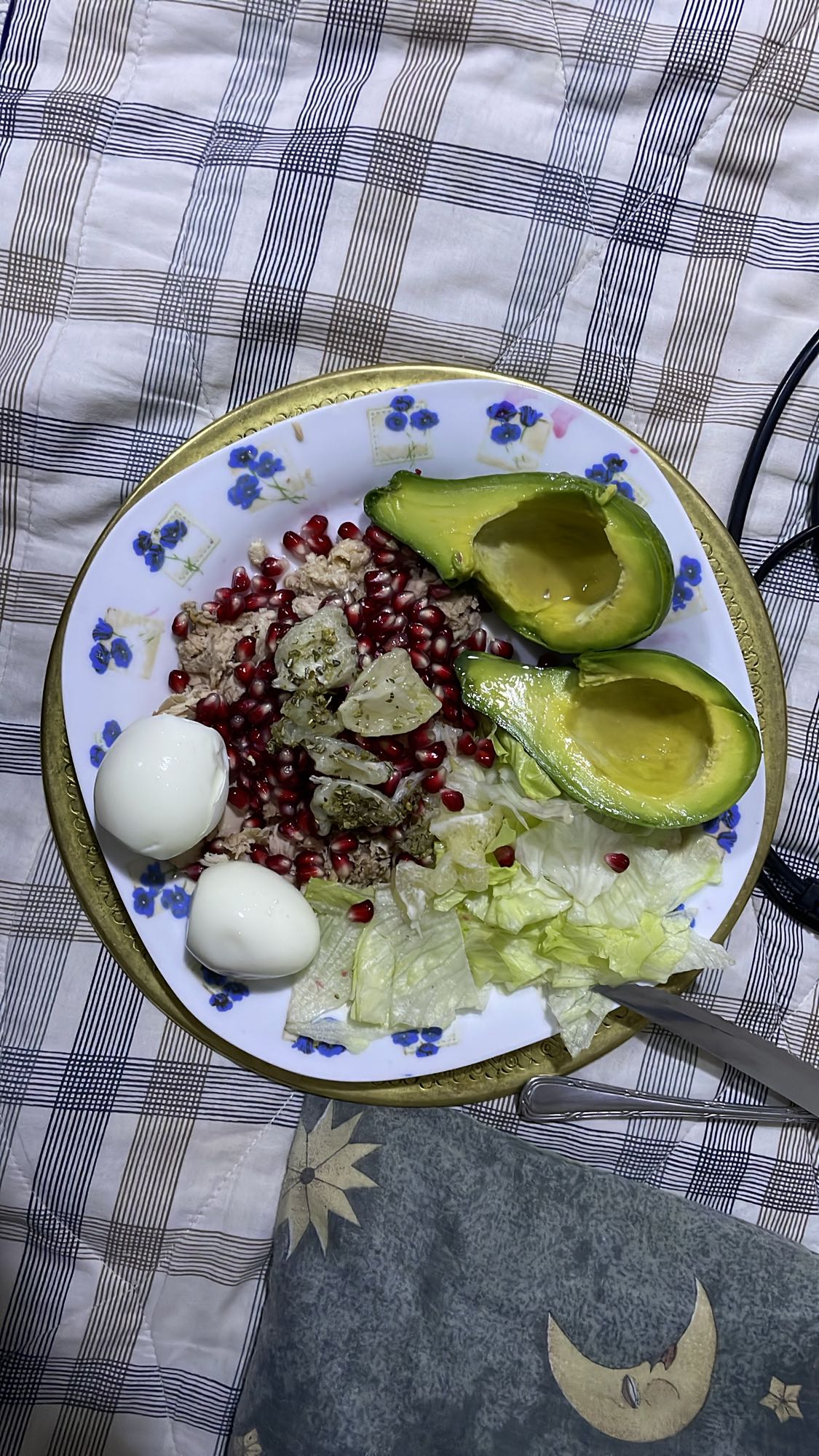 Avocado Egg Salad Plate